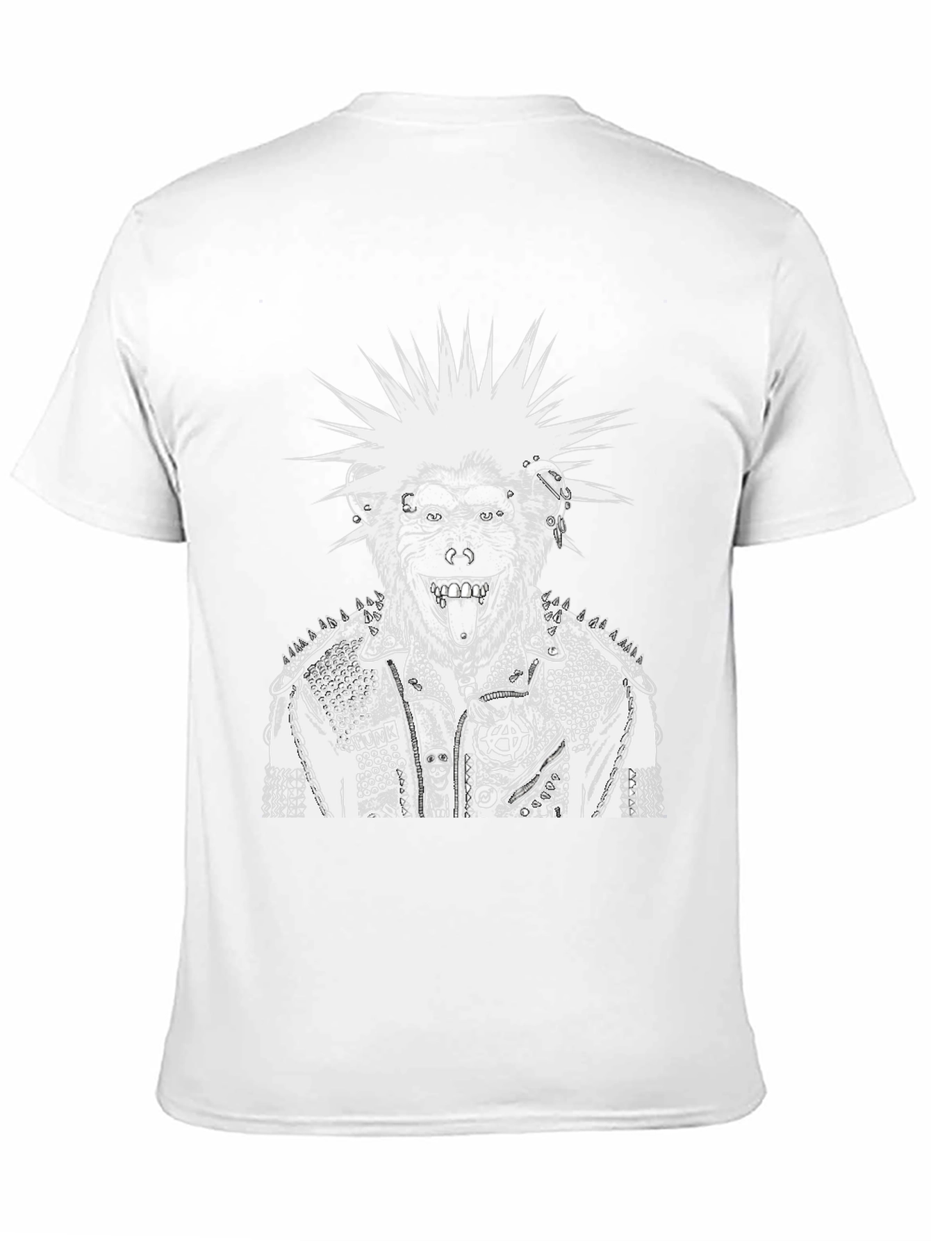 Punk Monkey Graphic T-Shirt
