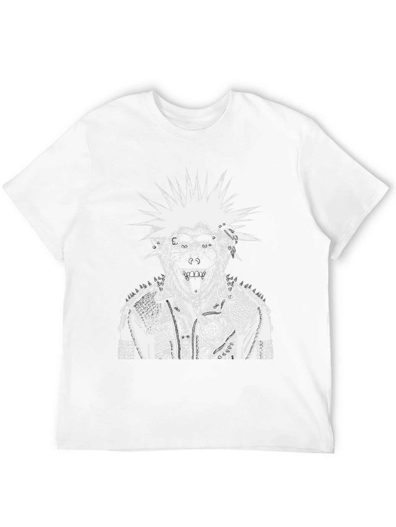 Punk Monkey Graphic T-Shirt