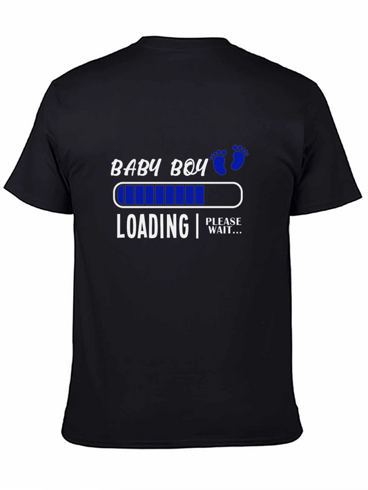 Baby Boy Loading T-Shirt - New Dad Expecting Son Tee