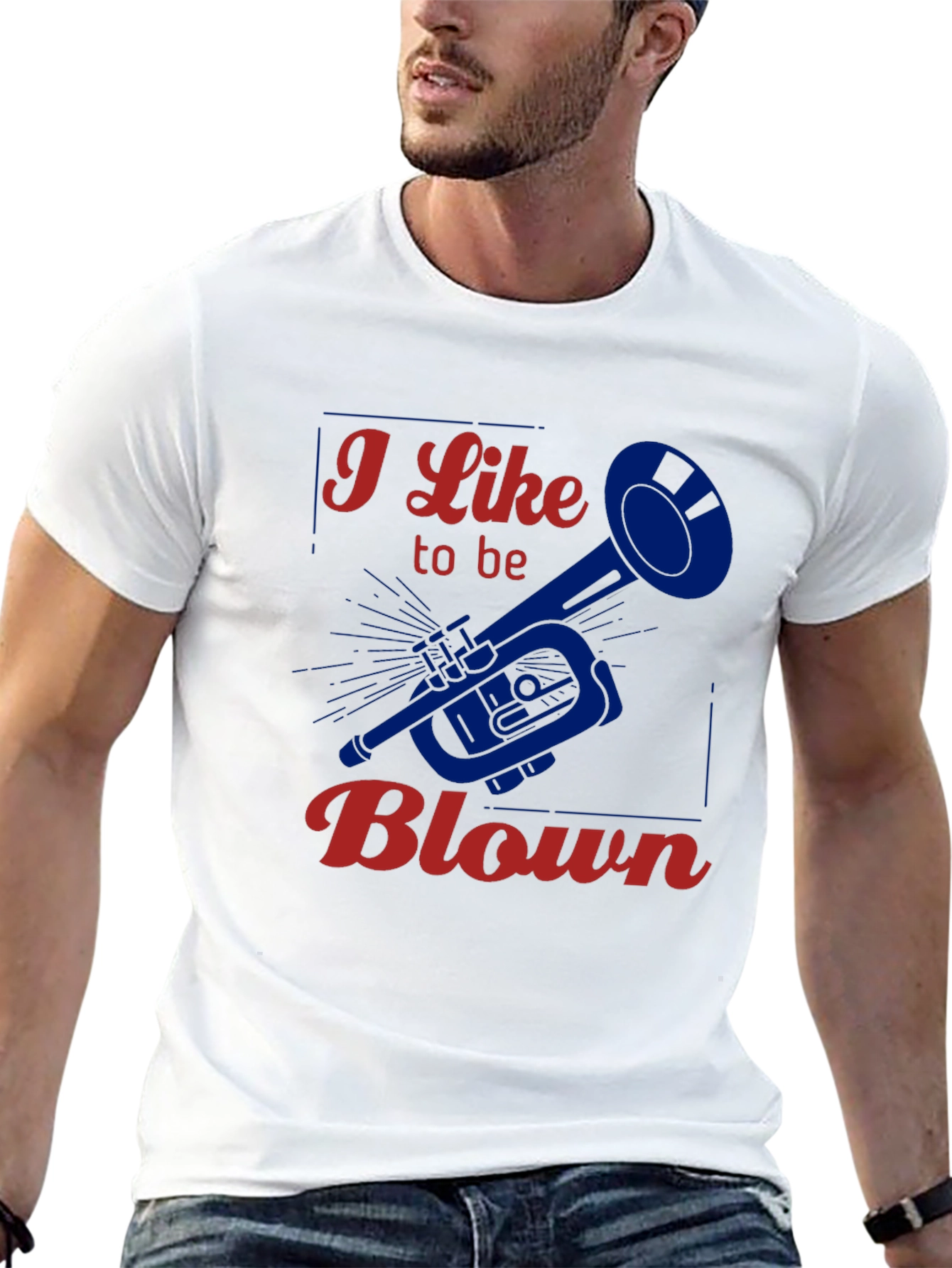 I Like to be Blown - Funny Trumpet T-Shirt