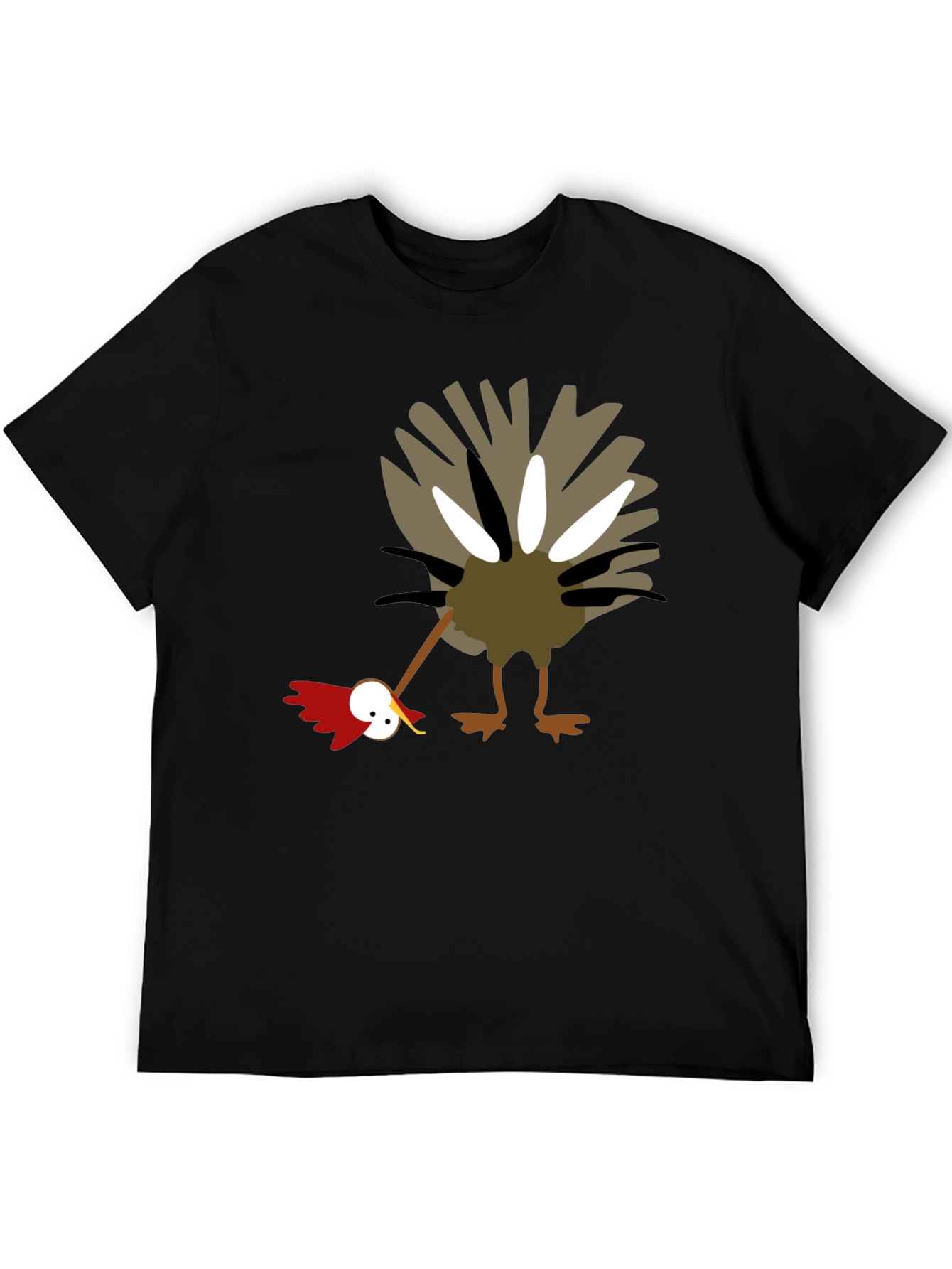 Funny Turkey Graphic Tee - Thanksgiving Humor Shirt