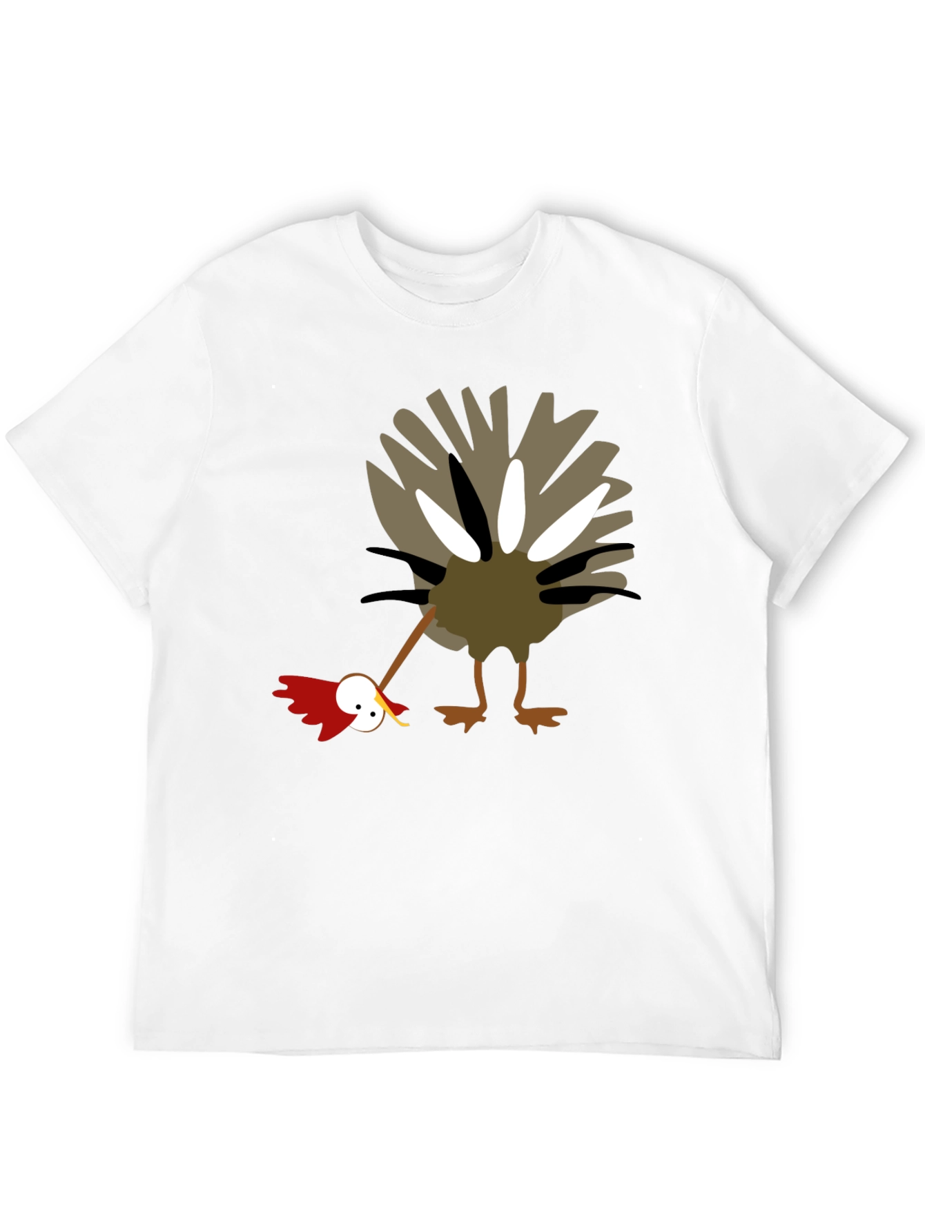 Funny Turkey Graphic Tee - Thanksgiving Humor Shirt