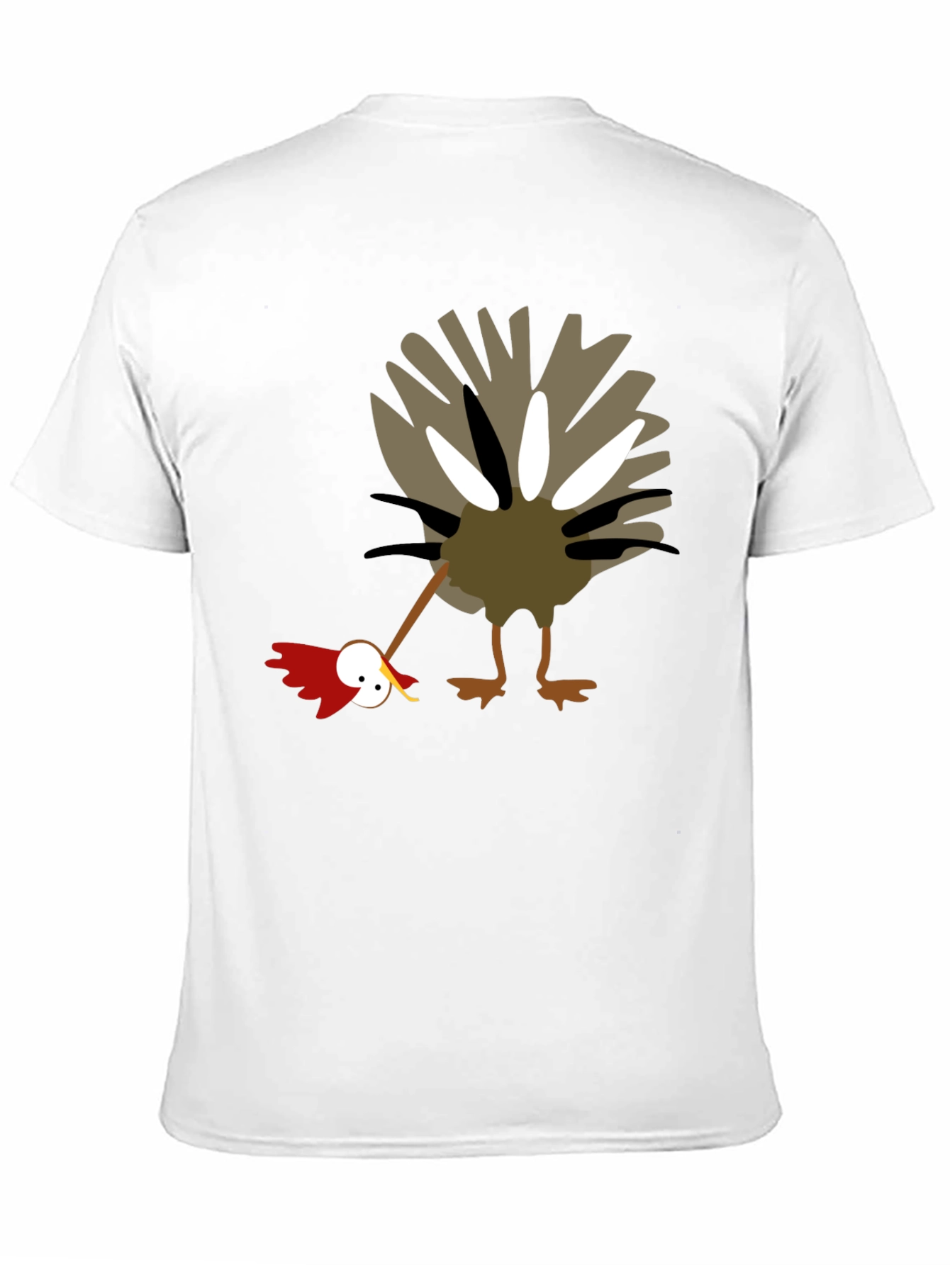 Funny Turkey Graphic Tee - Thanksgiving Humor Shirt