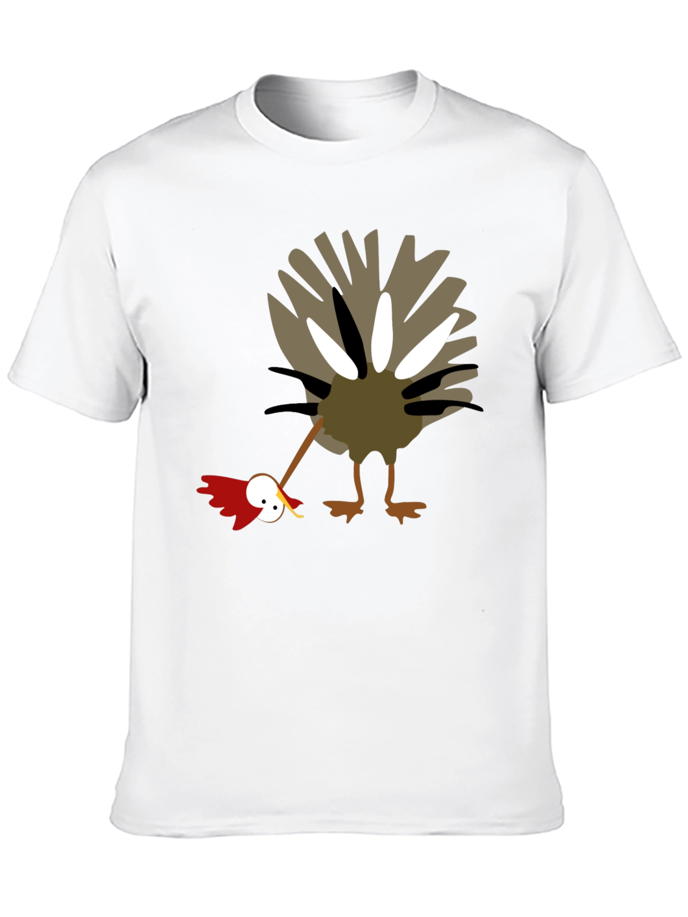 Funny Turkey Graphic Tee - Thanksgiving Humor Shirt
