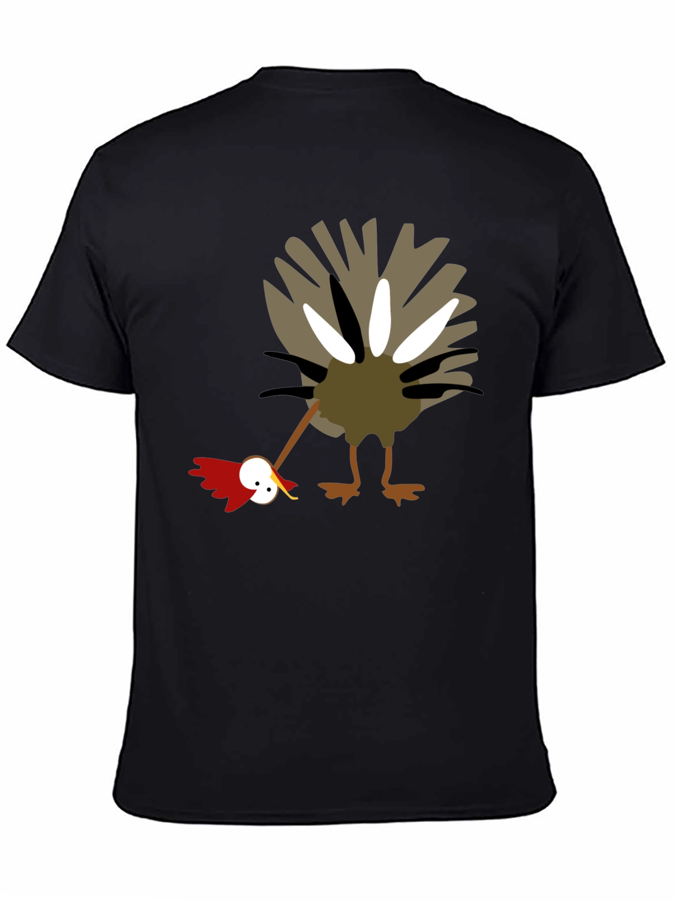 Funny Turkey Graphic Tee - Thanksgiving Humor Shirt