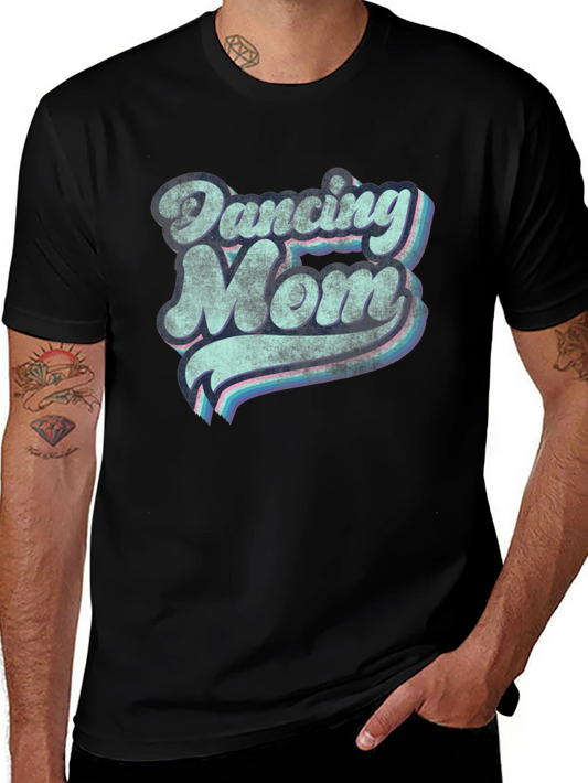 Dancing Mom Retro Graphic Tee - Trendy Mothers Day Shirt