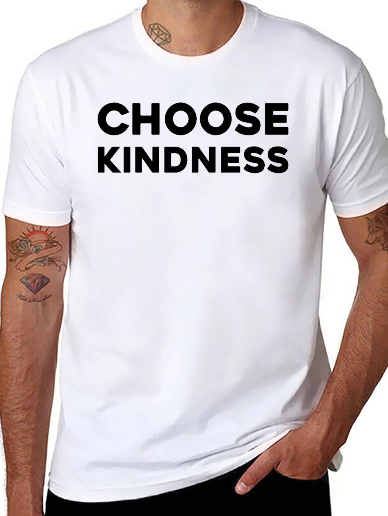 Choose Kindness Graphic Tee - Soft Cotton Blend