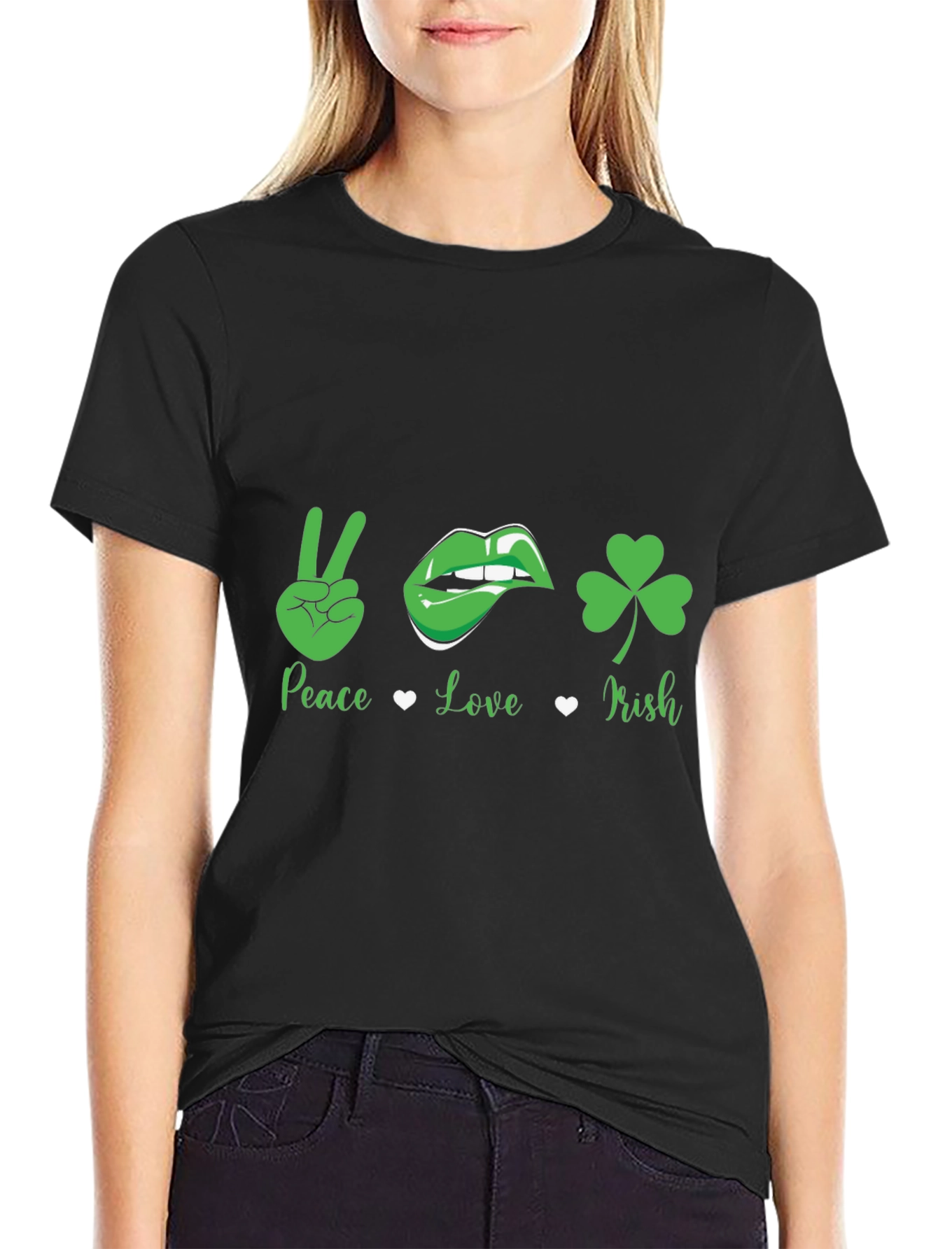 Peace Love Irish St. Patricks Day T-Shirt