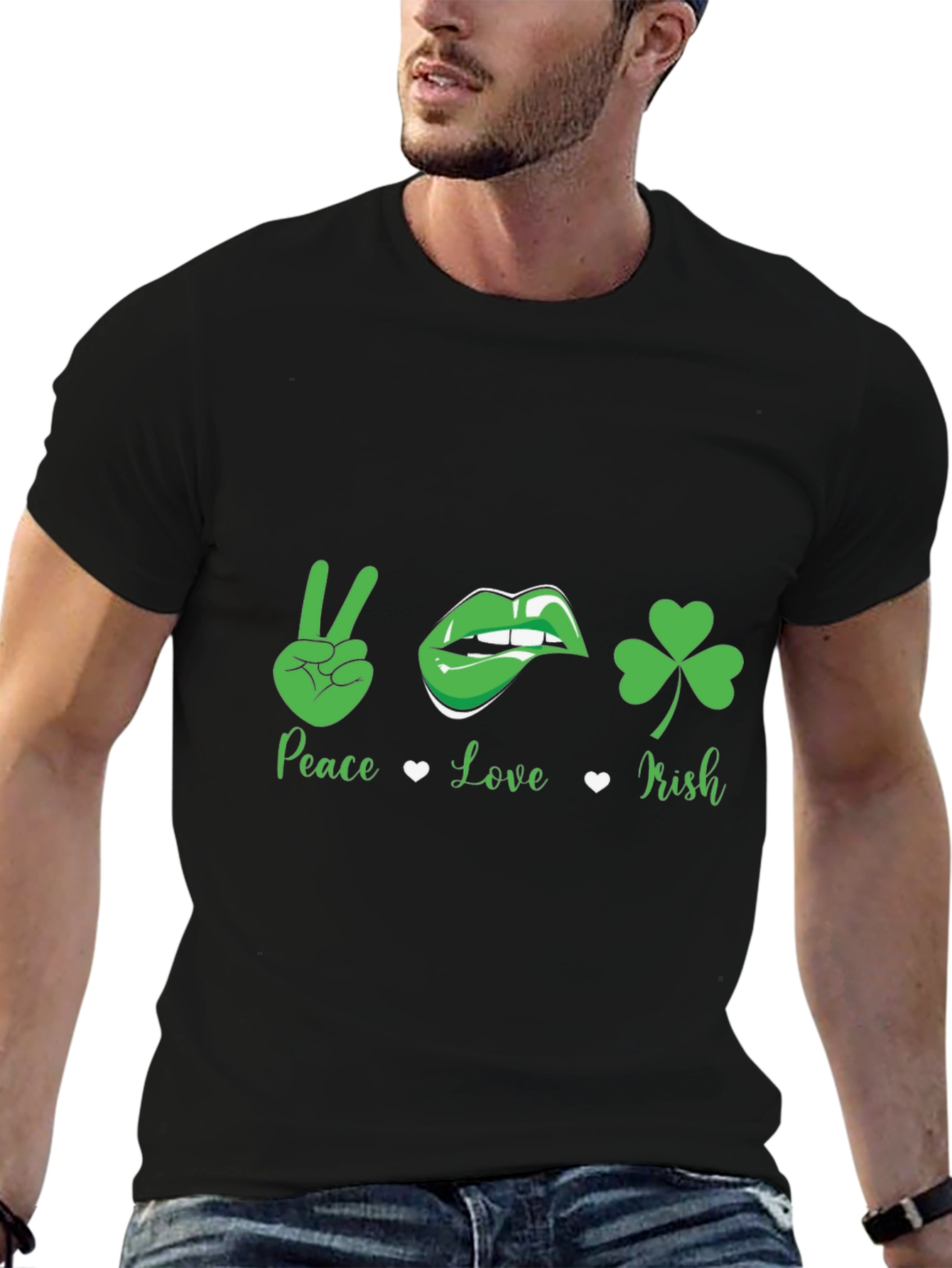 Peace Love Irish St. Patricks Day T-Shirt