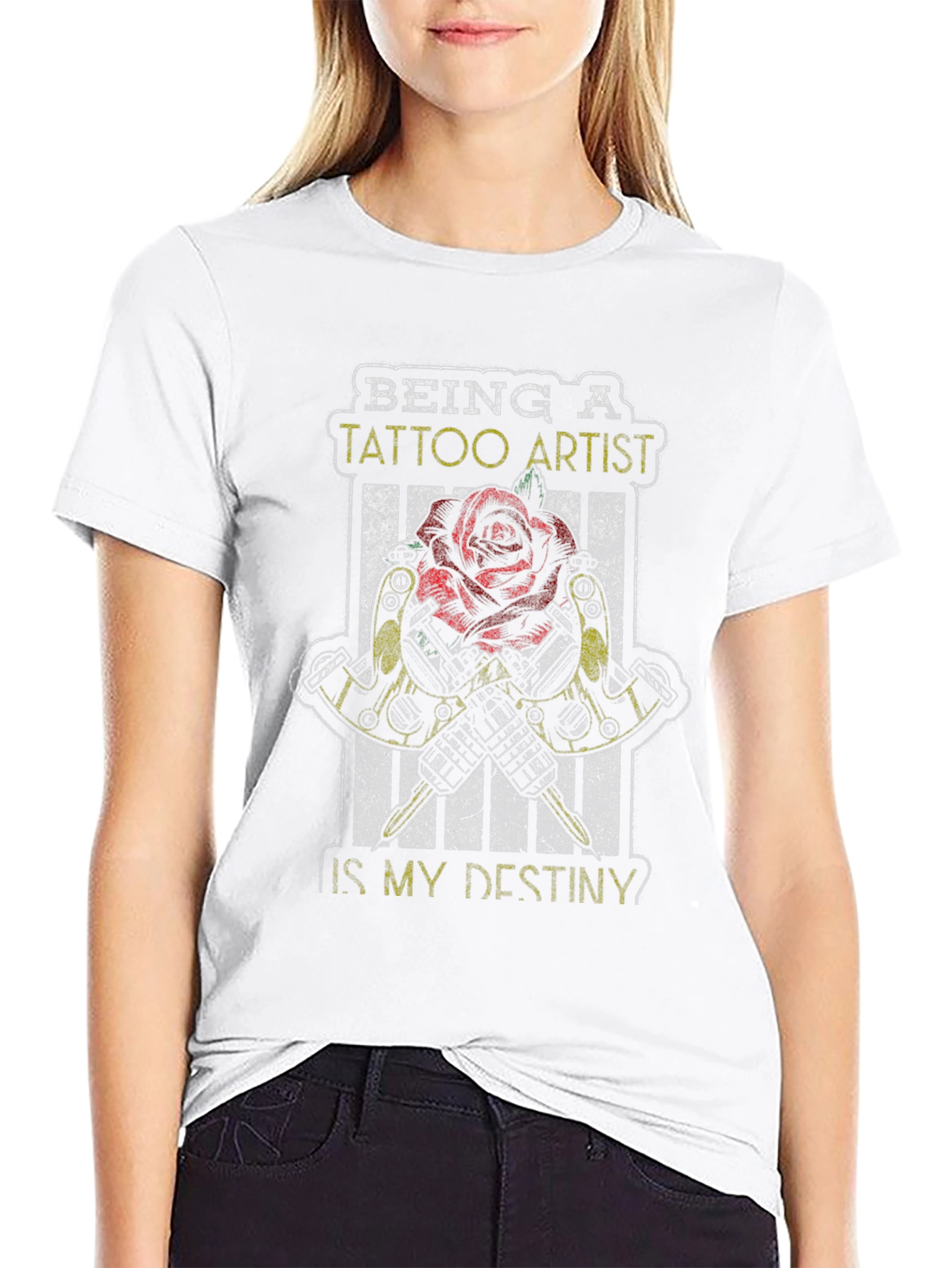 Tattoo Artist Destiny T-Shirt - Black Graphic Tee