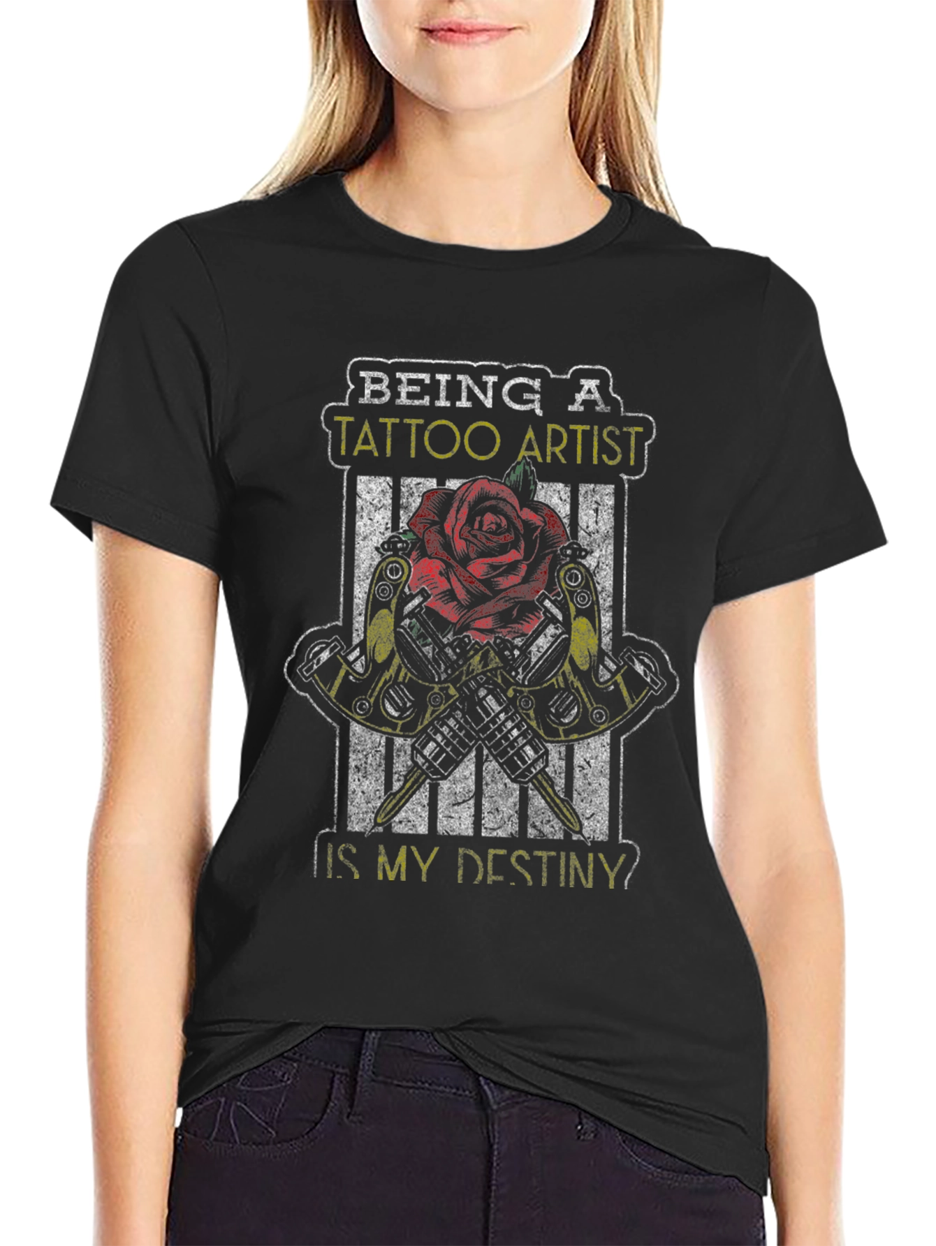 Tattoo Artist Destiny T-Shirt - Black Graphic Tee