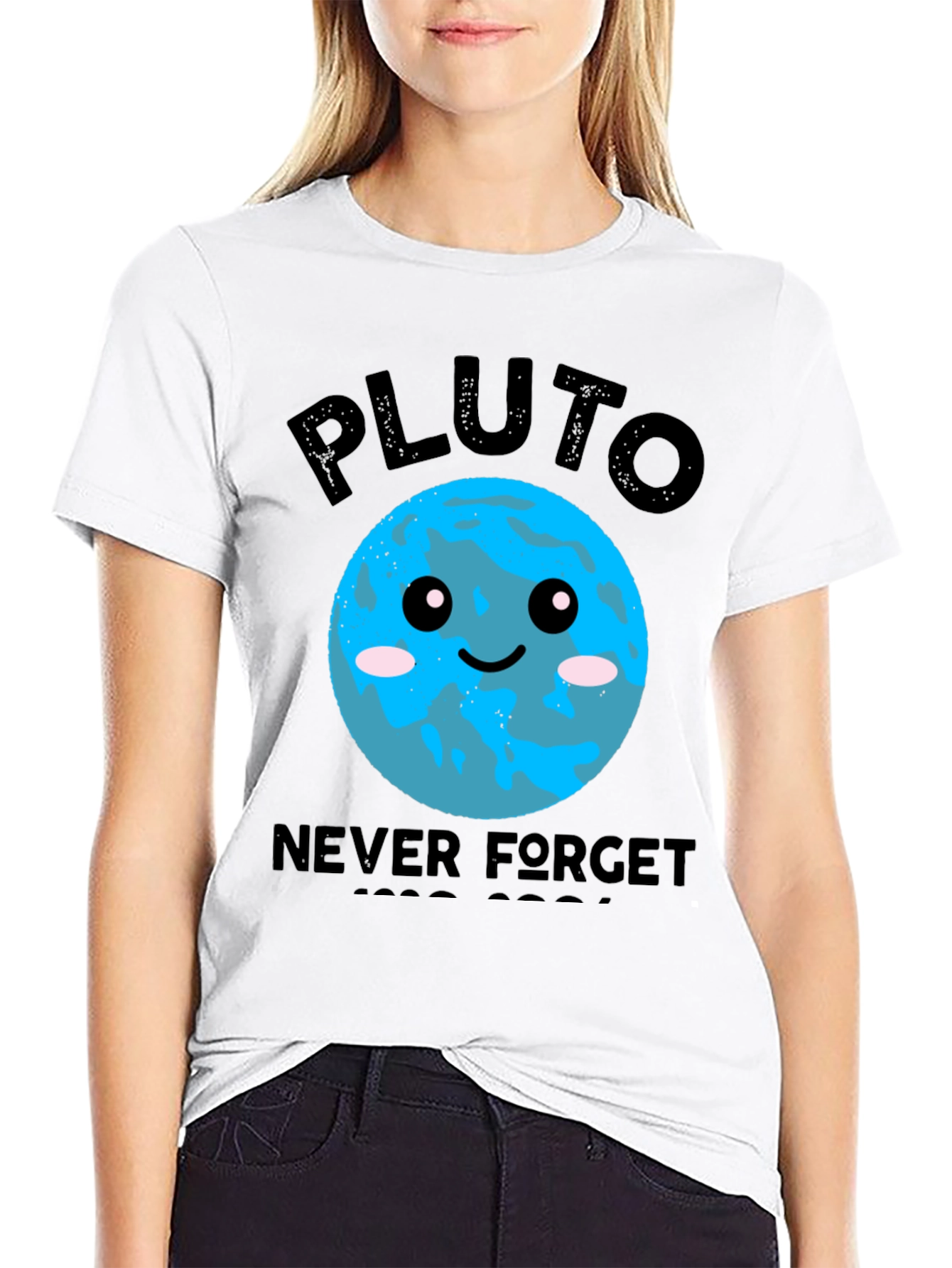 Pluto Never Forget Graphic T-Shirt
