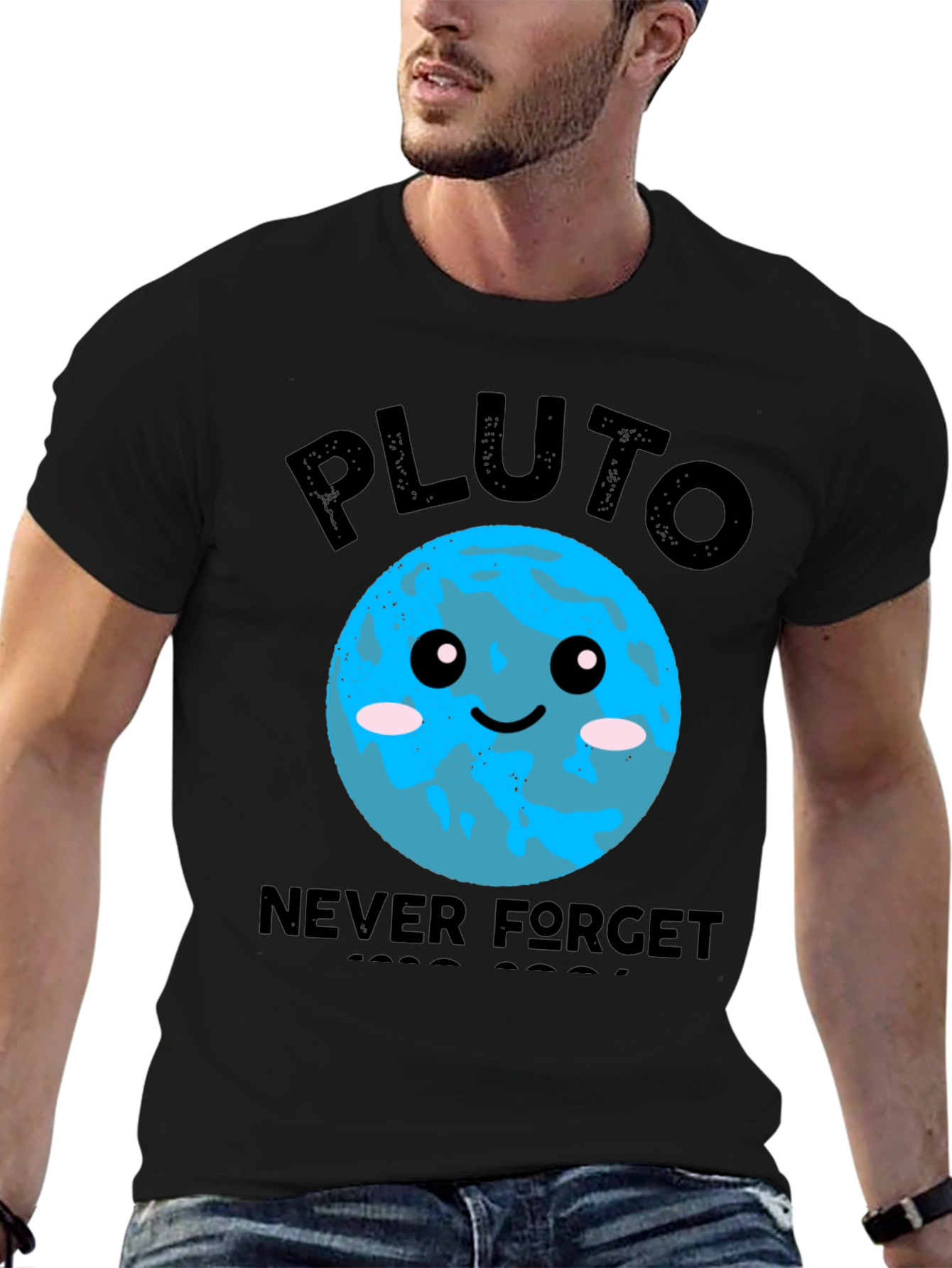 Pluto Never Forget Graphic T-Shirt