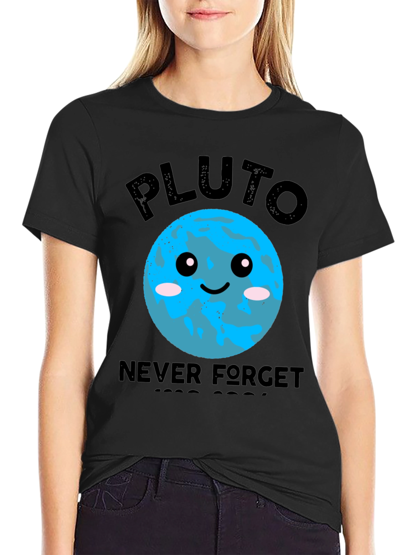 Pluto Never Forget Graphic T-Shirt