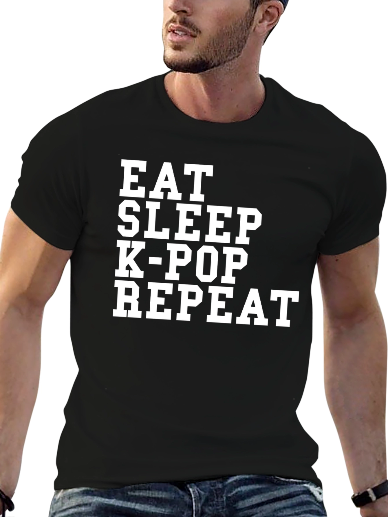 Eat Sleep K-Pop Repeat T-Shirt