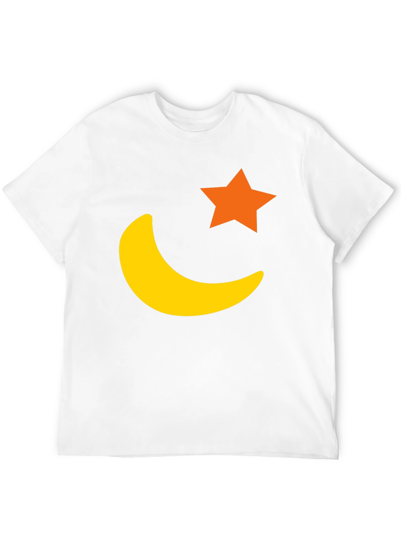 Celestial Star & Moon Black T-Shirt