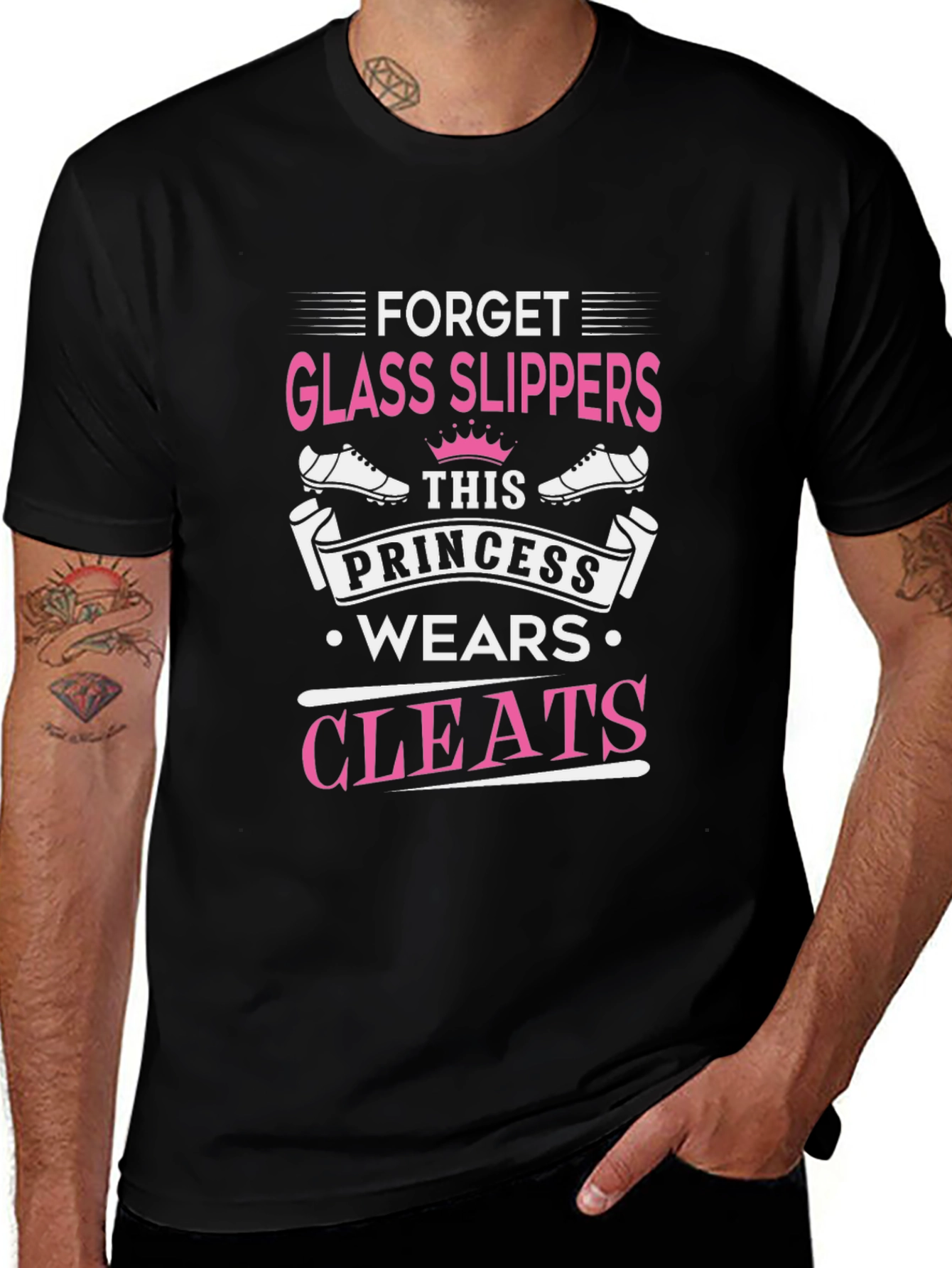 Forget Glass Slippers Princess Cleats T-Shirt