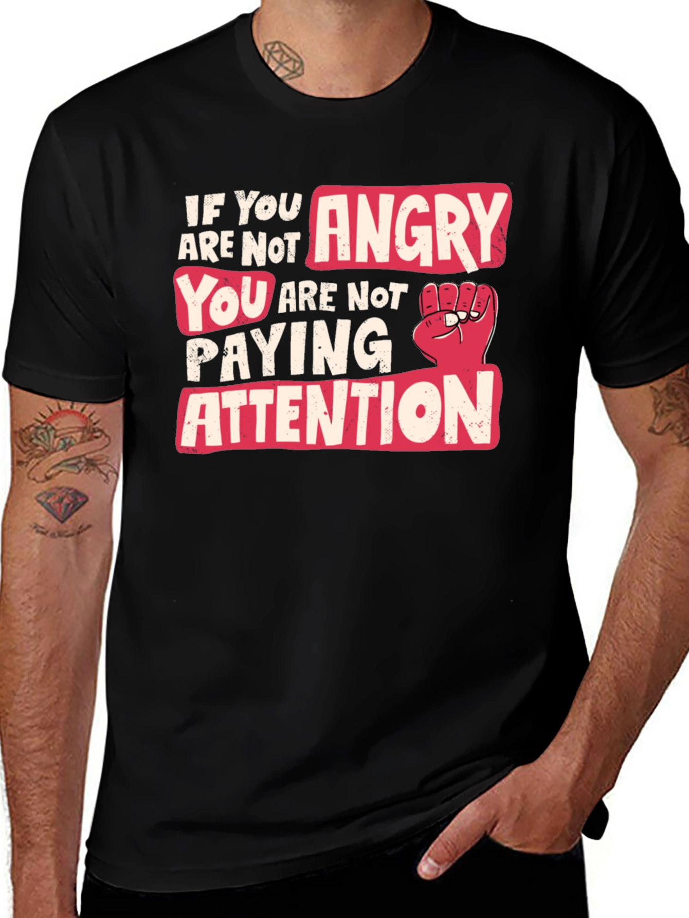 If Youre Not Angry Awareness T-Shirt