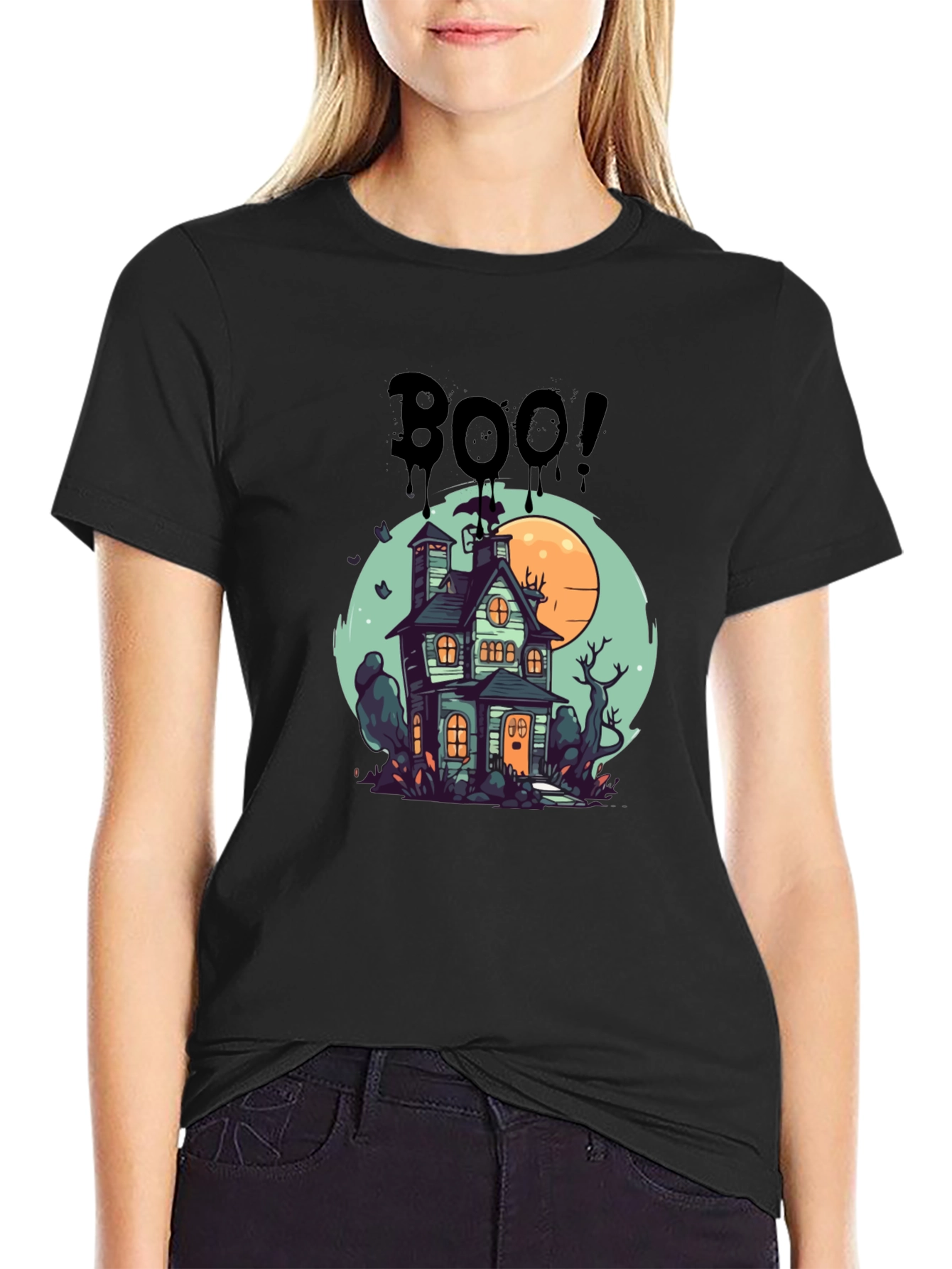 Halloween Boo House T-Shirt