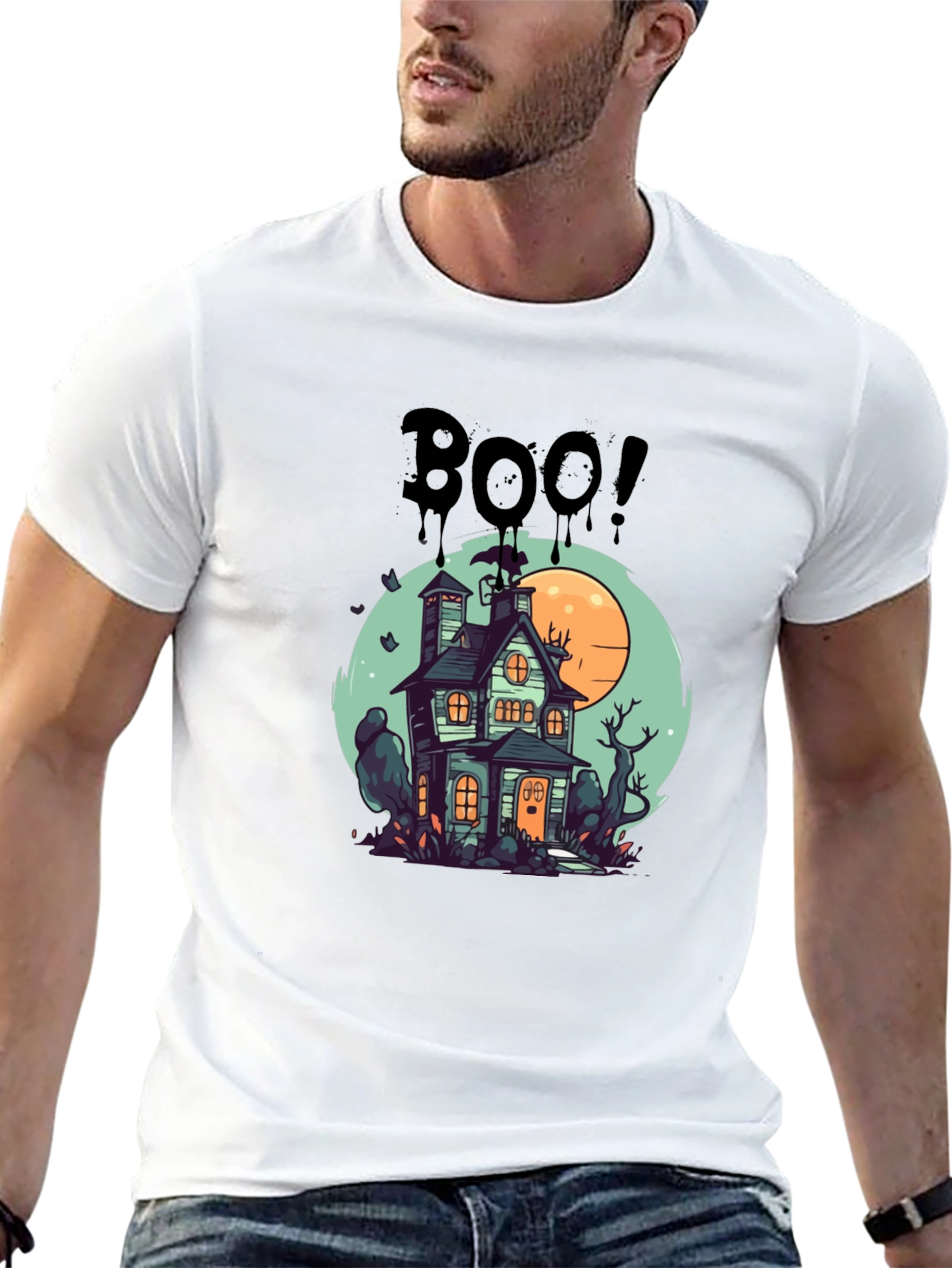 Halloween Boo House T-Shirt