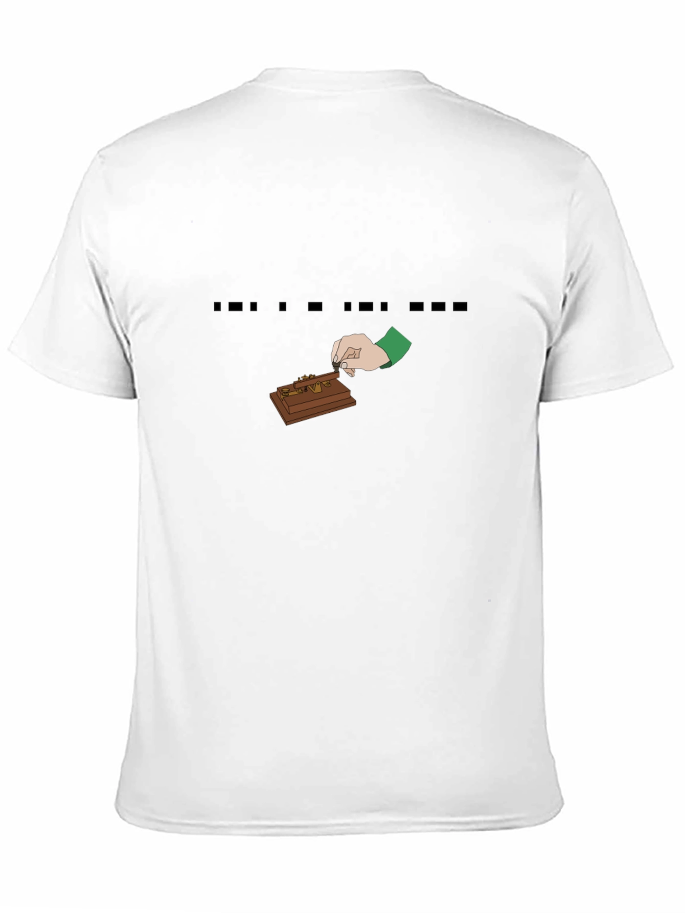 Morse Code T-Shirt - Talk Nerdy To Me