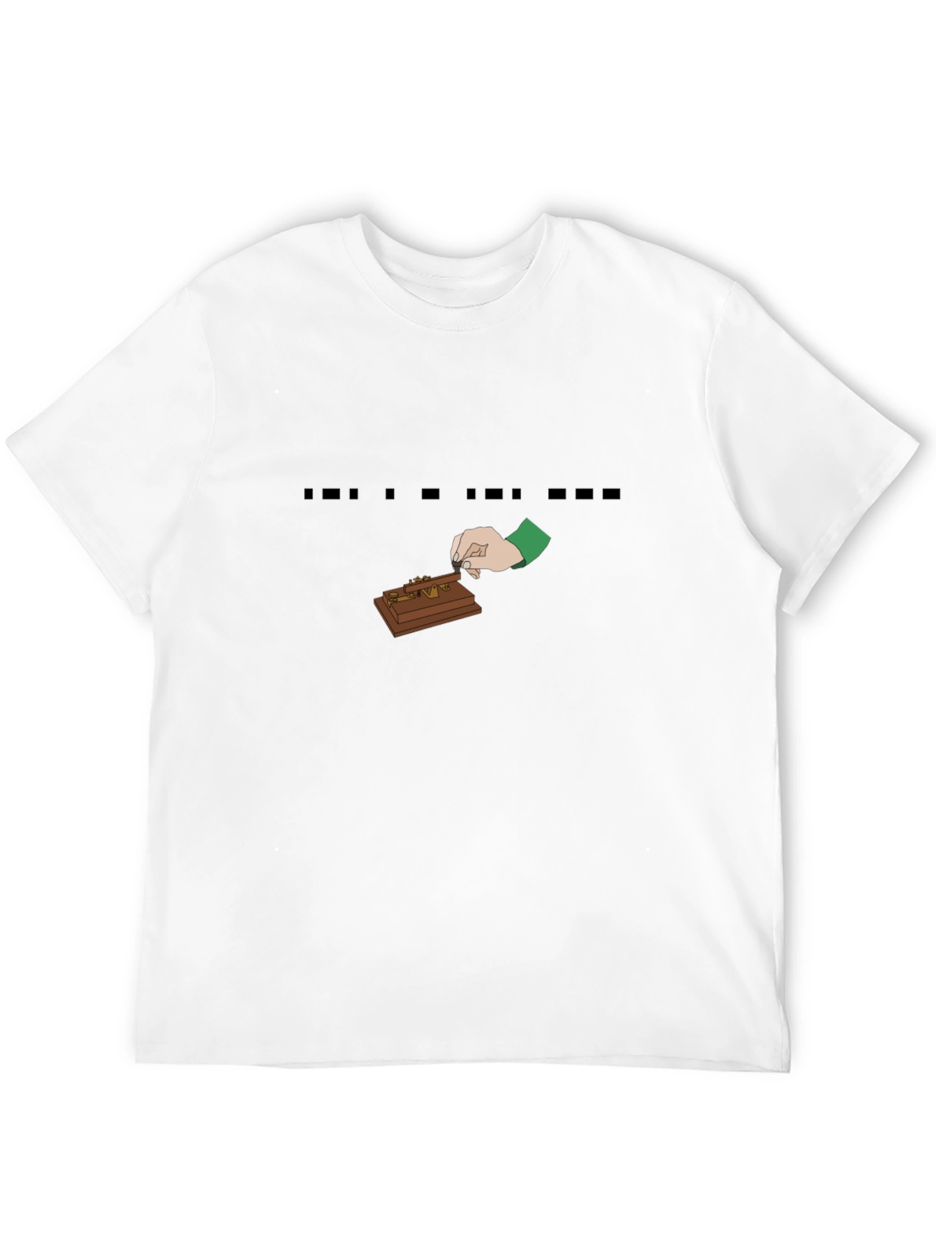 Morse Code T-Shirt - Talk Nerdy To Me