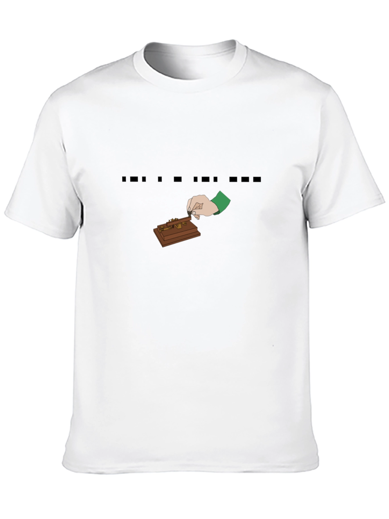 Morse Code T-Shirt - Talk Nerdy To Me