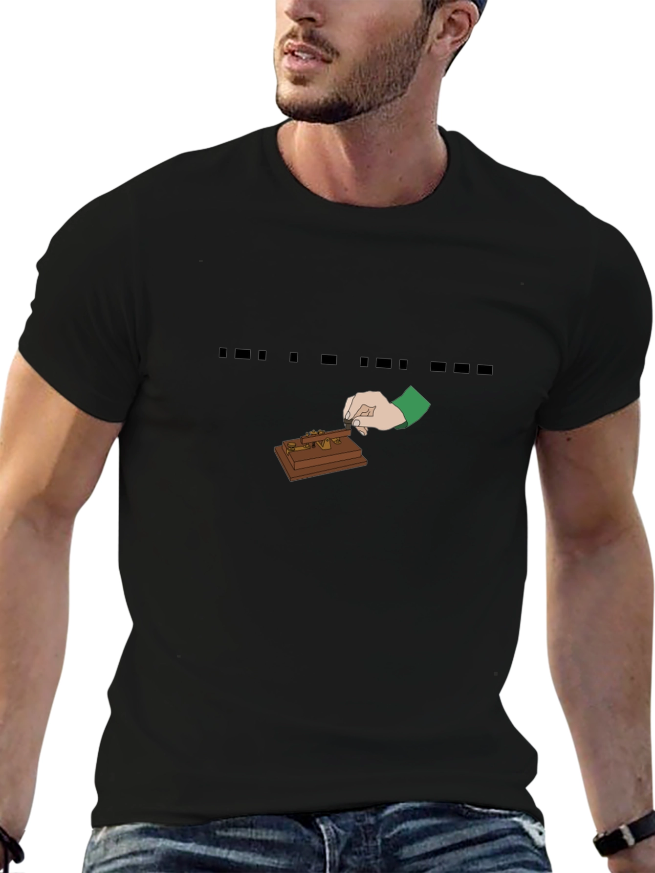 Morse Code T-Shirt - Talk Nerdy To Me