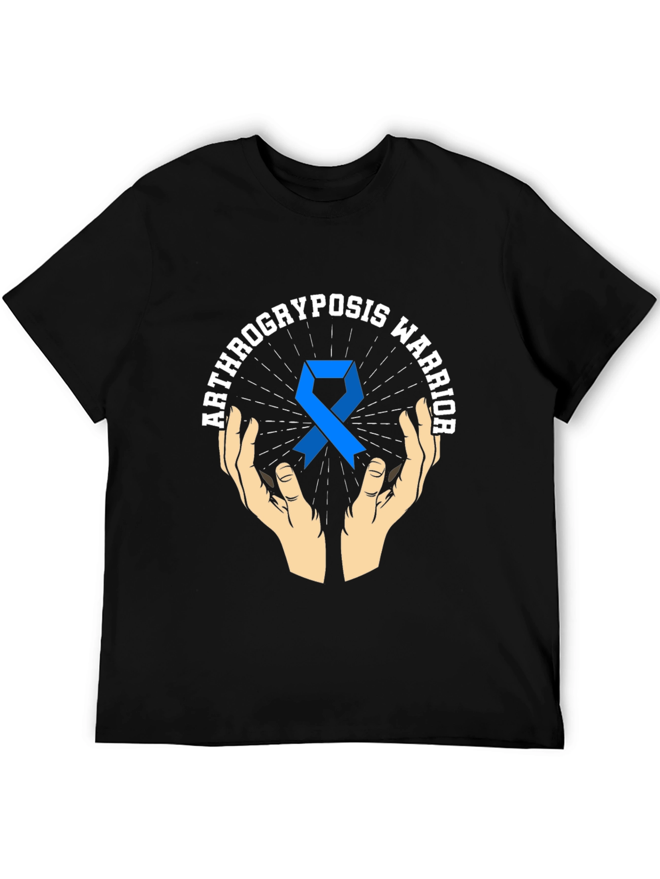 Arthrogryposis Warrior Ribbon Black Tee