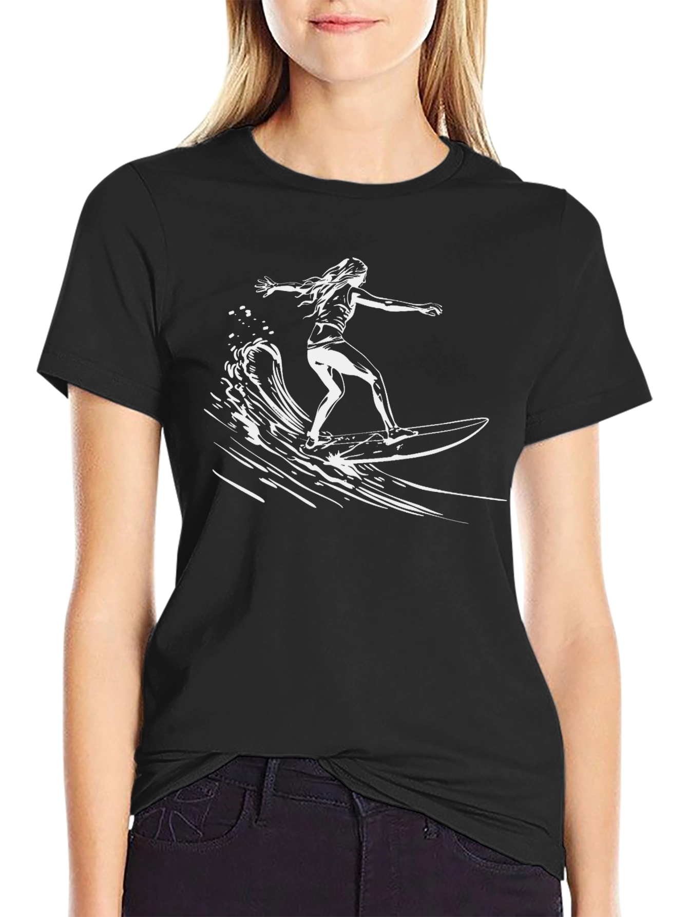 Surfer Girl Graphic T-Shirt