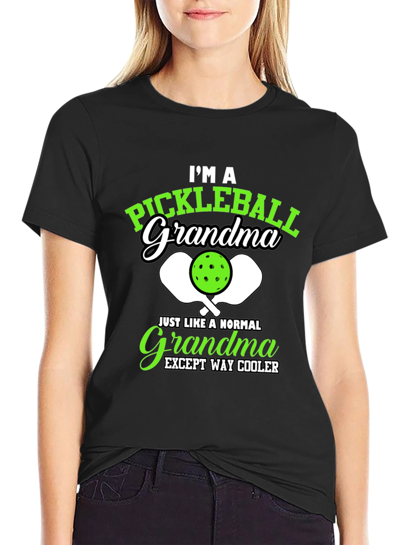 Pickleball Grandma Graphic T-Shirt