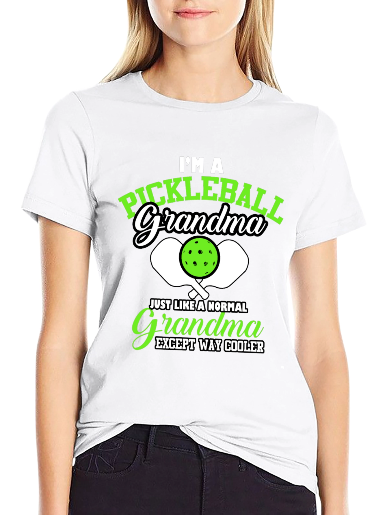 Pickleball Grandma Graphic T-Shirt