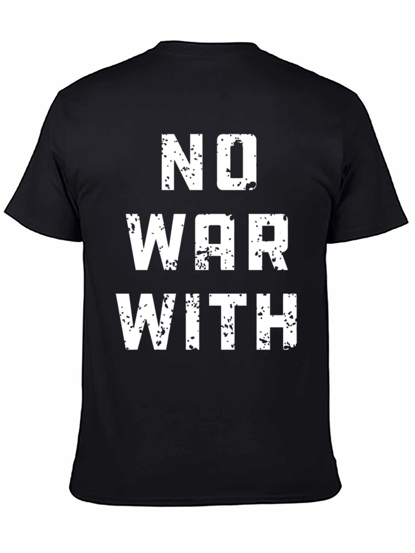 No War With T-Shirt - Black Graphic Tee