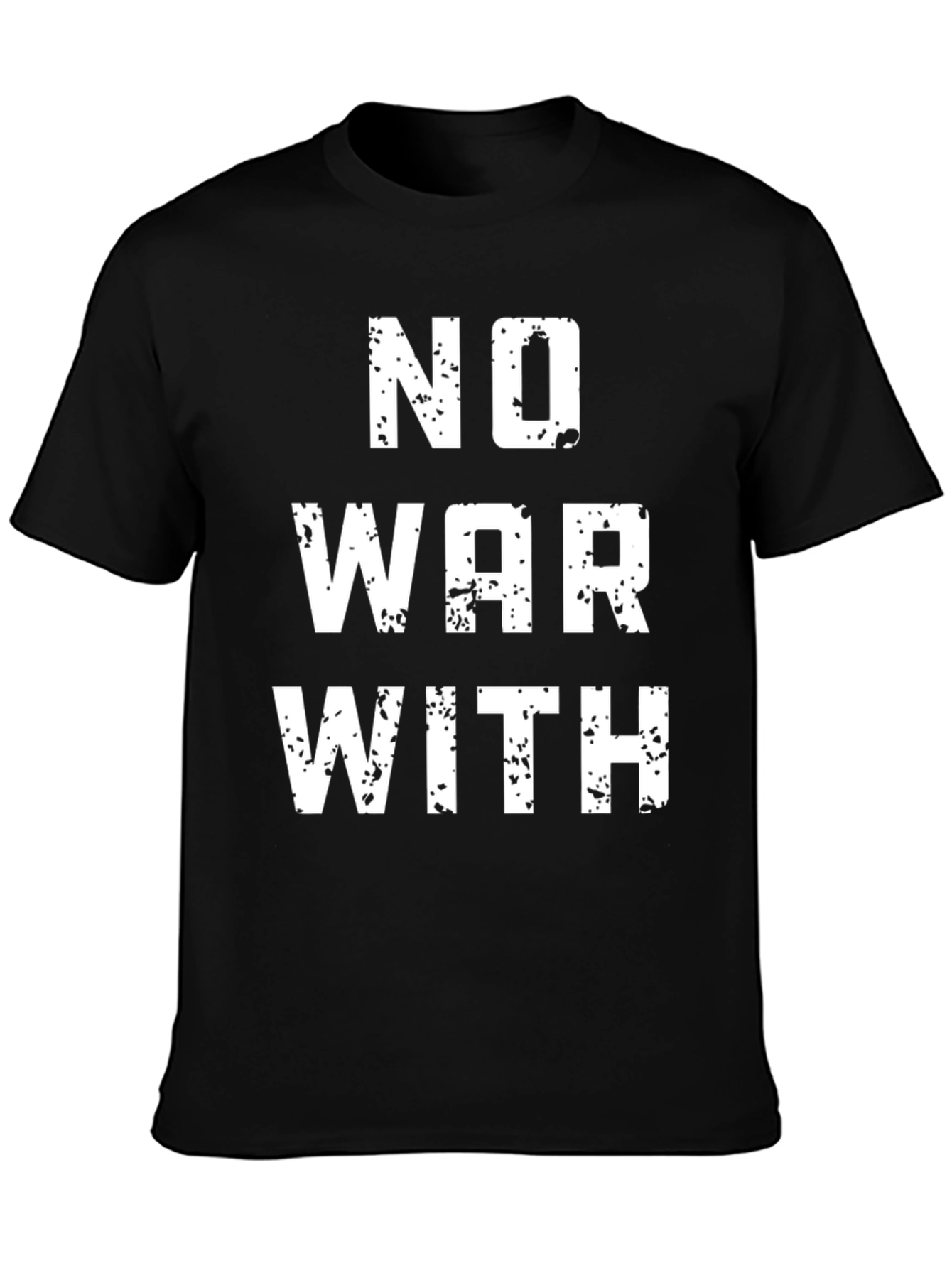 No War With T-Shirt - Black Graphic Tee