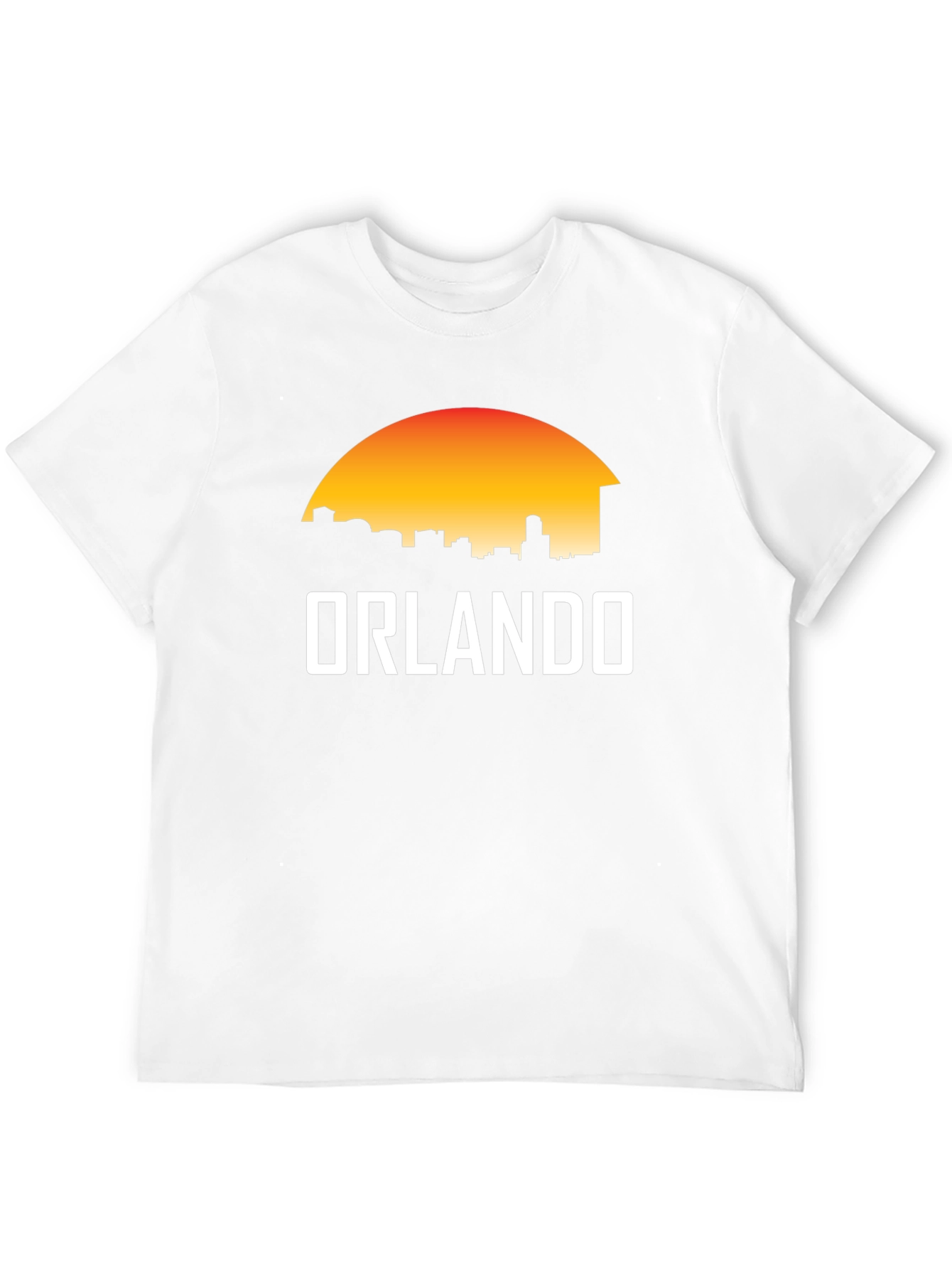 Orlando Skyline Graphic Tee - Sunset Silhouette