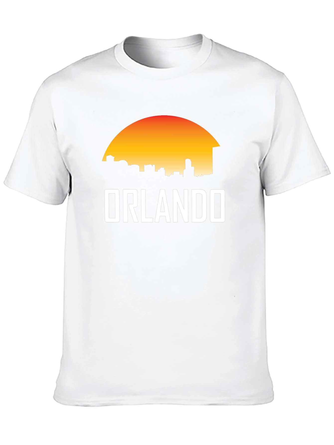 Orlando Skyline Graphic Tee - Sunset Silhouette