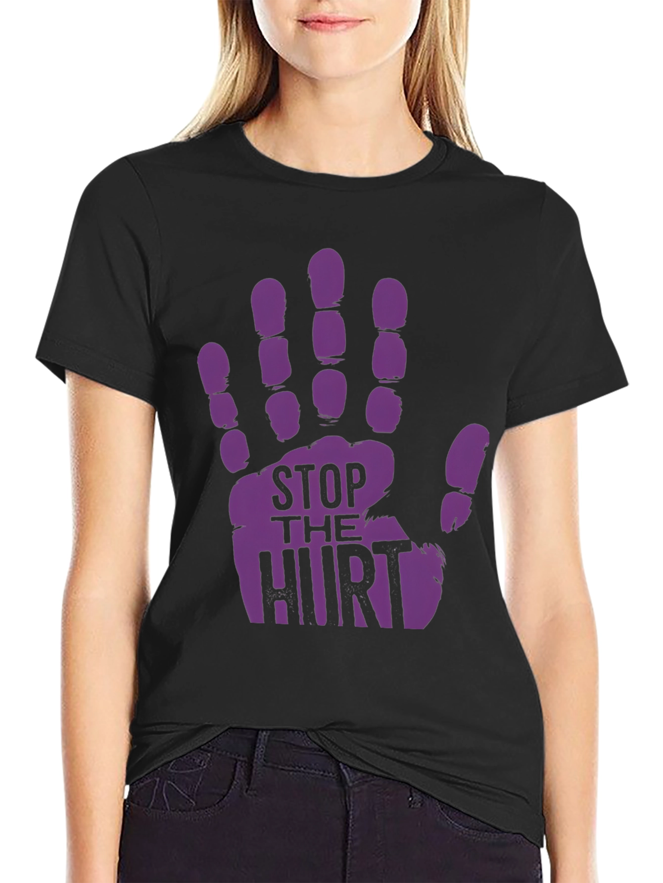 Stop the Hurt T-Shirt - Awareness Tee