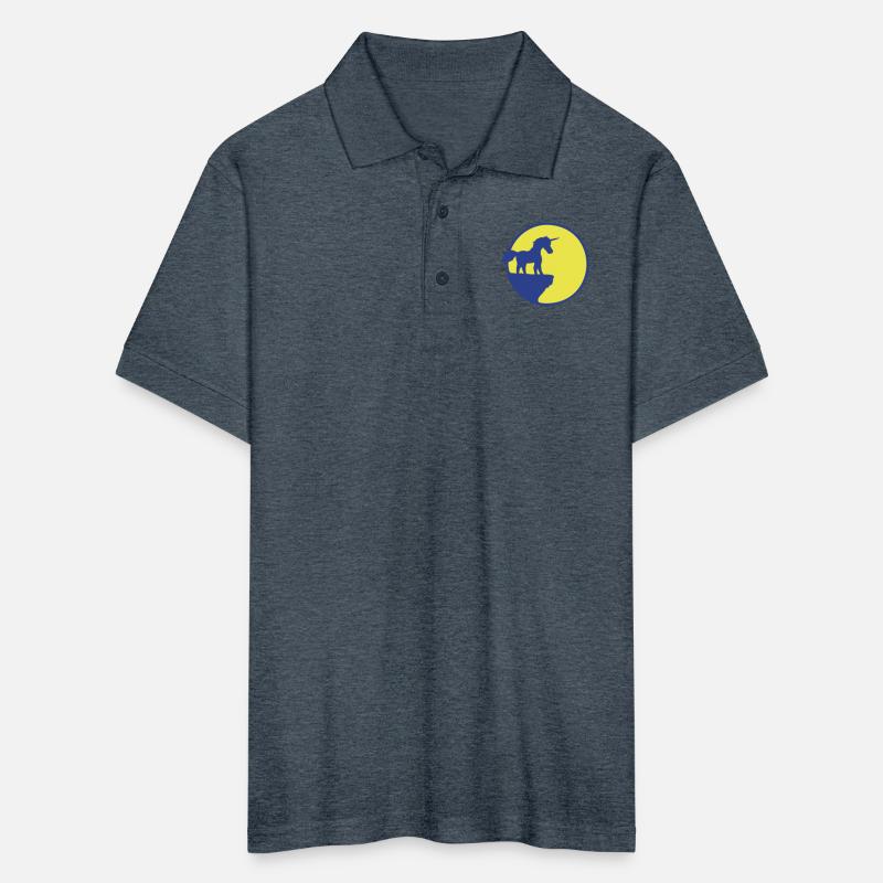 Unicorn Cliff Moon Mountain Night Sweet Silhouette