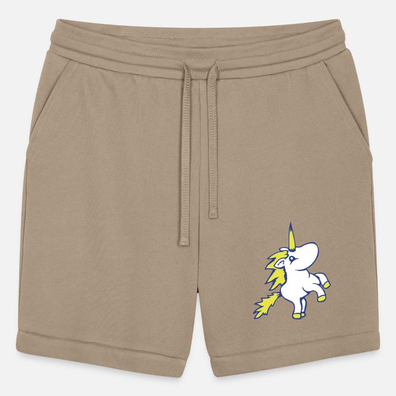 Unicorn jumps high Front legs cute Cartoon horse