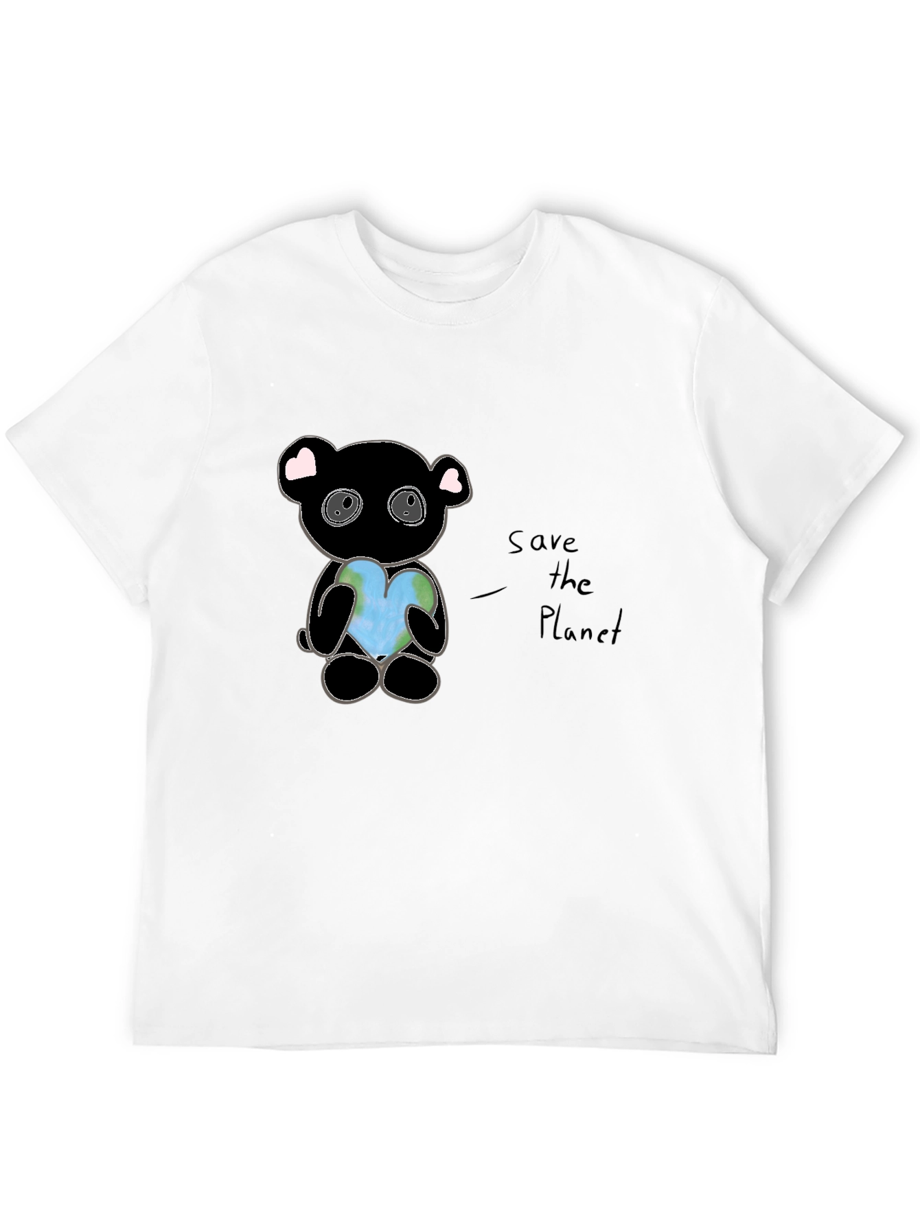 Save the Planet Panda Graphic T-Shirt