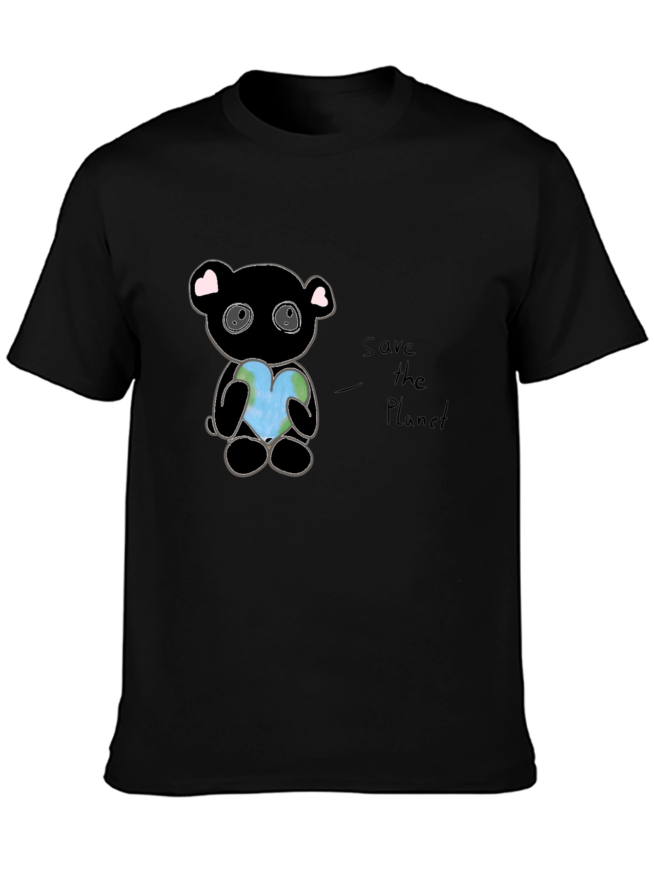 Save the Planet Panda Graphic T-Shirt