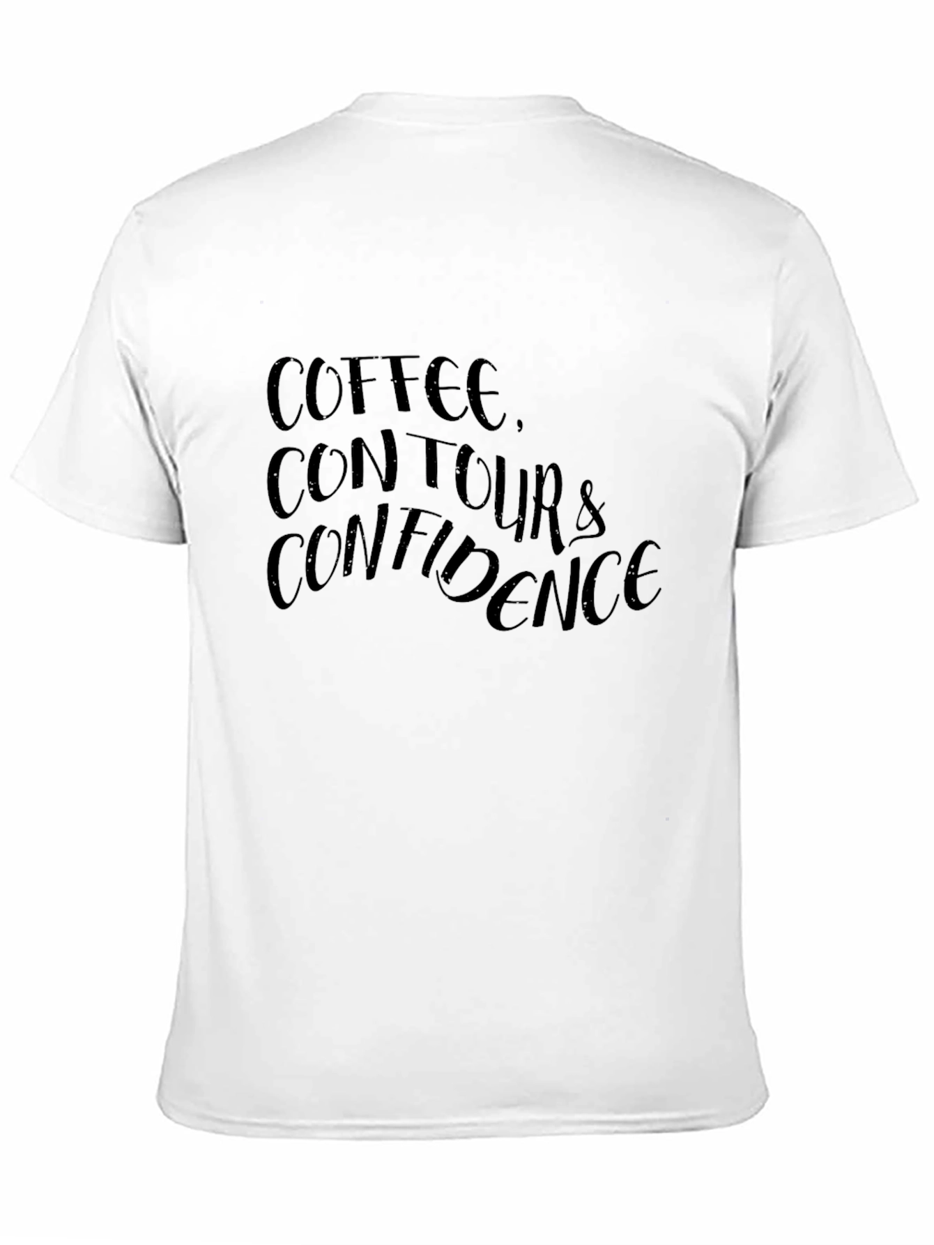 Coffee Contour Confidence Graphic T-Shirt