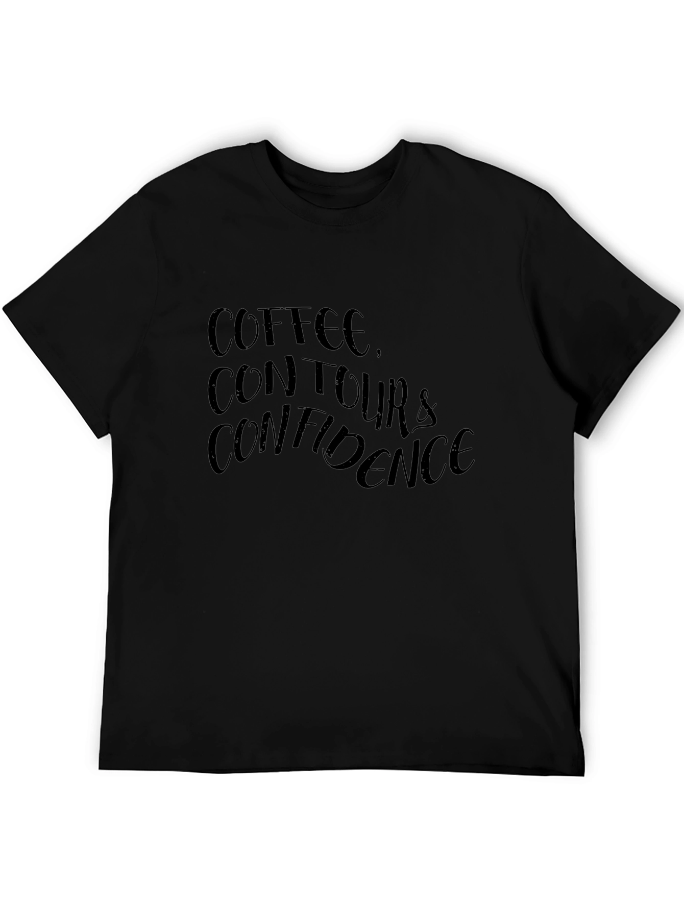 Coffee Contour Confidence Graphic T-Shirt