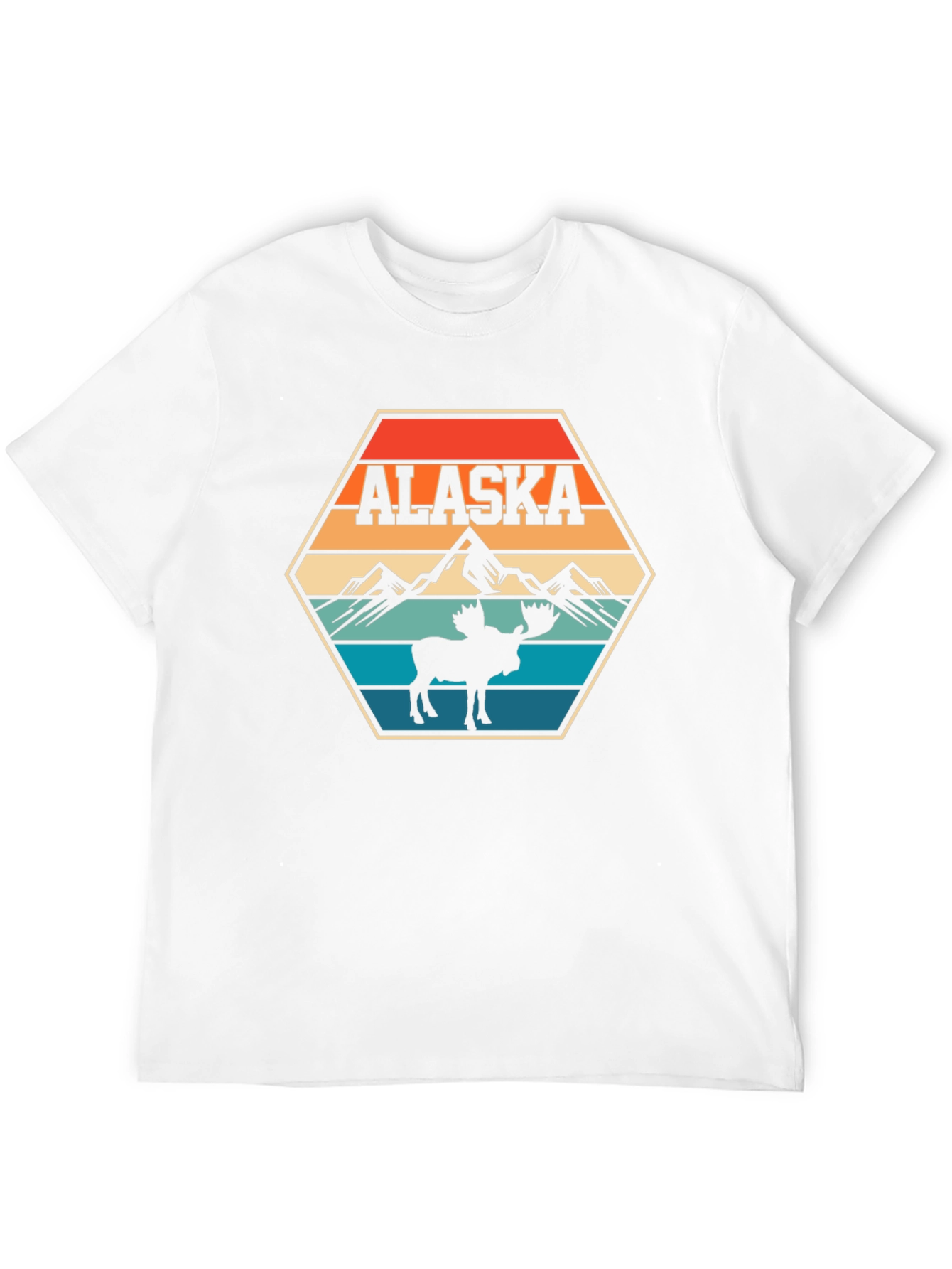 Alaska Moose Mountain Graphic Tee