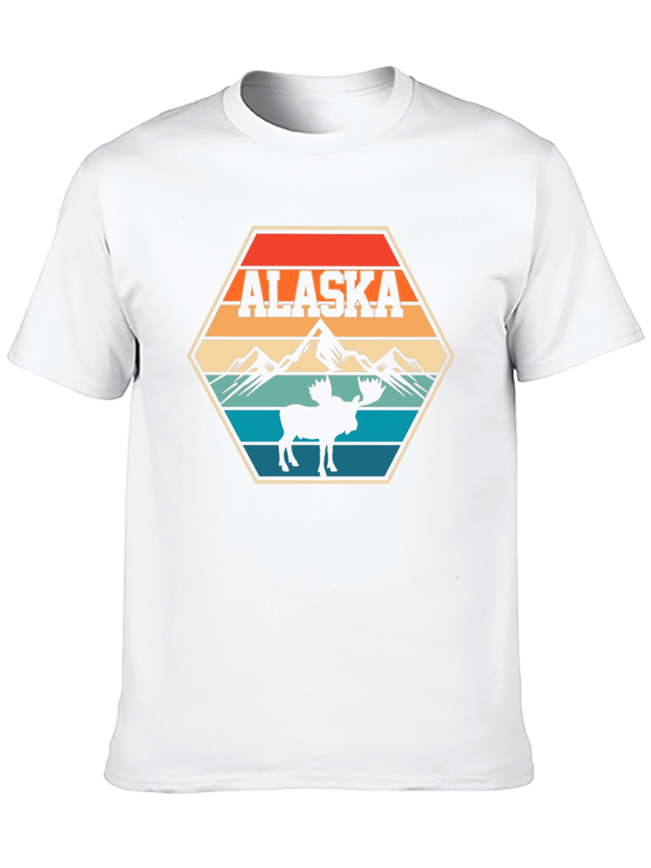 Alaska Moose Mountain Graphic Tee