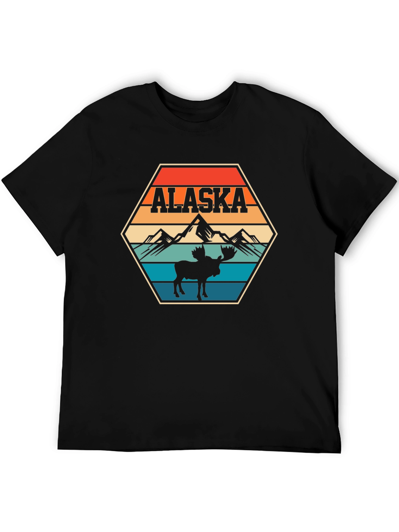 Alaska Moose Mountain Graphic Tee