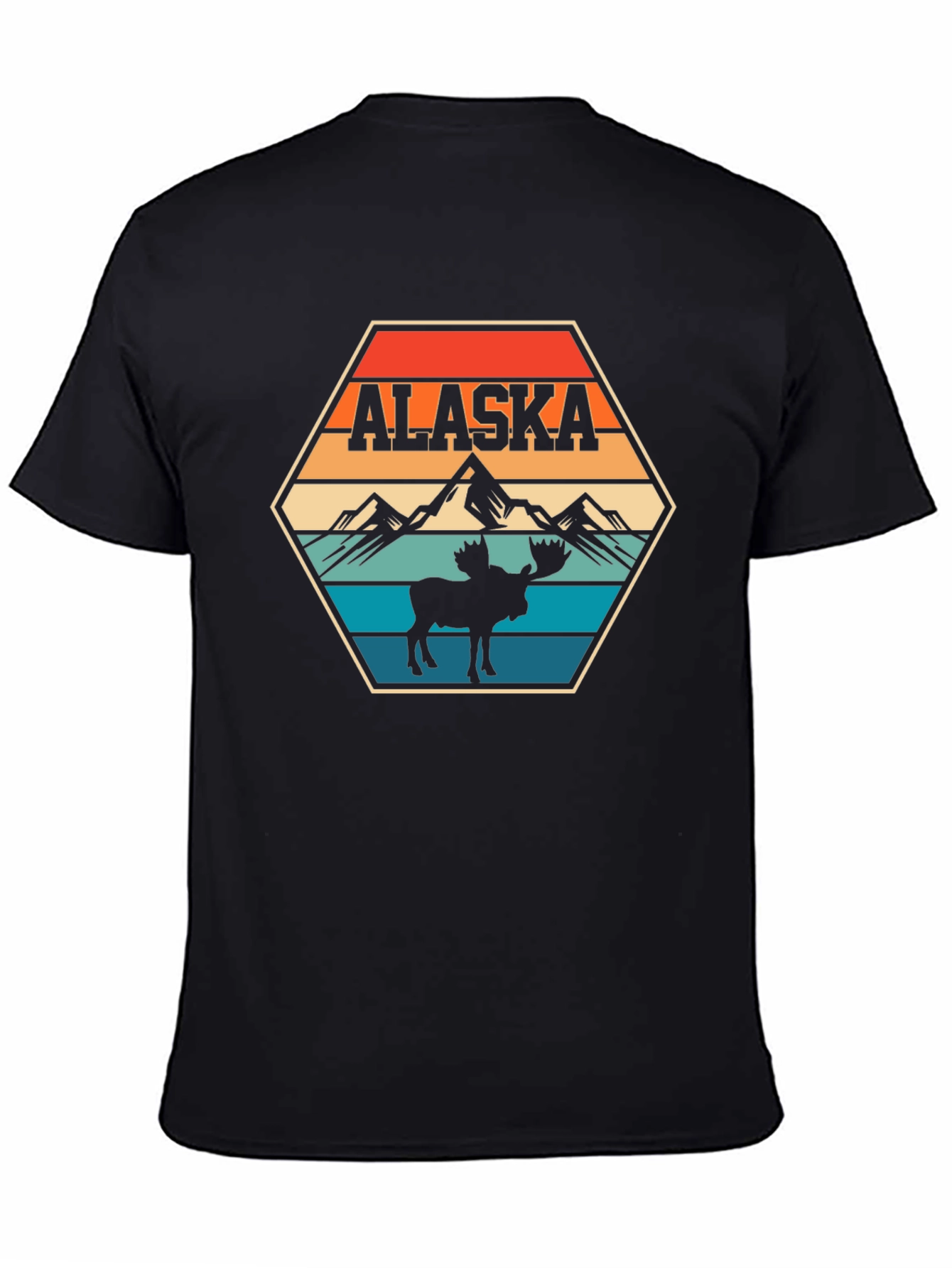 Alaska Moose Mountain Graphic Tee