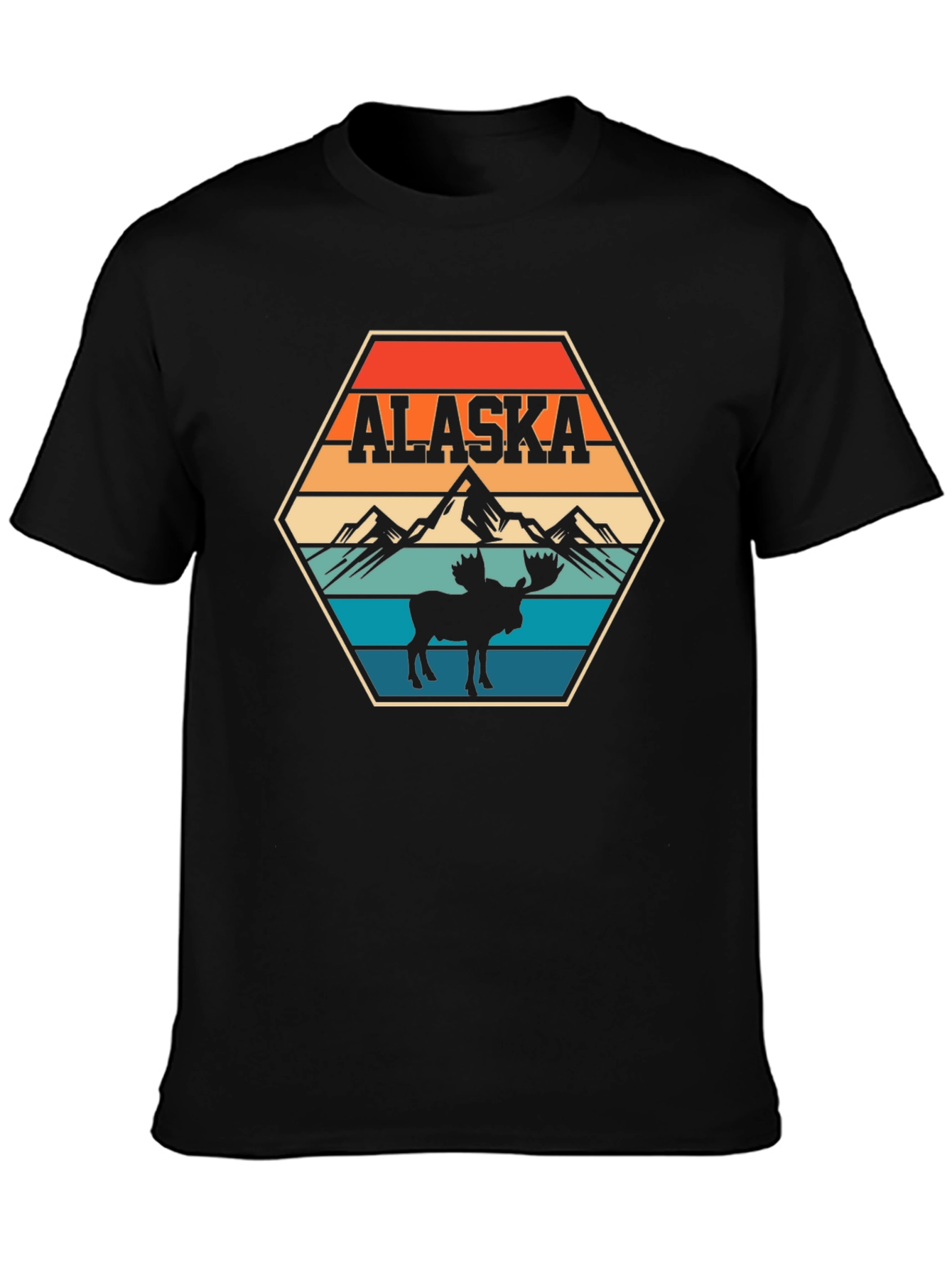 Alaska Moose Mountain Graphic Tee