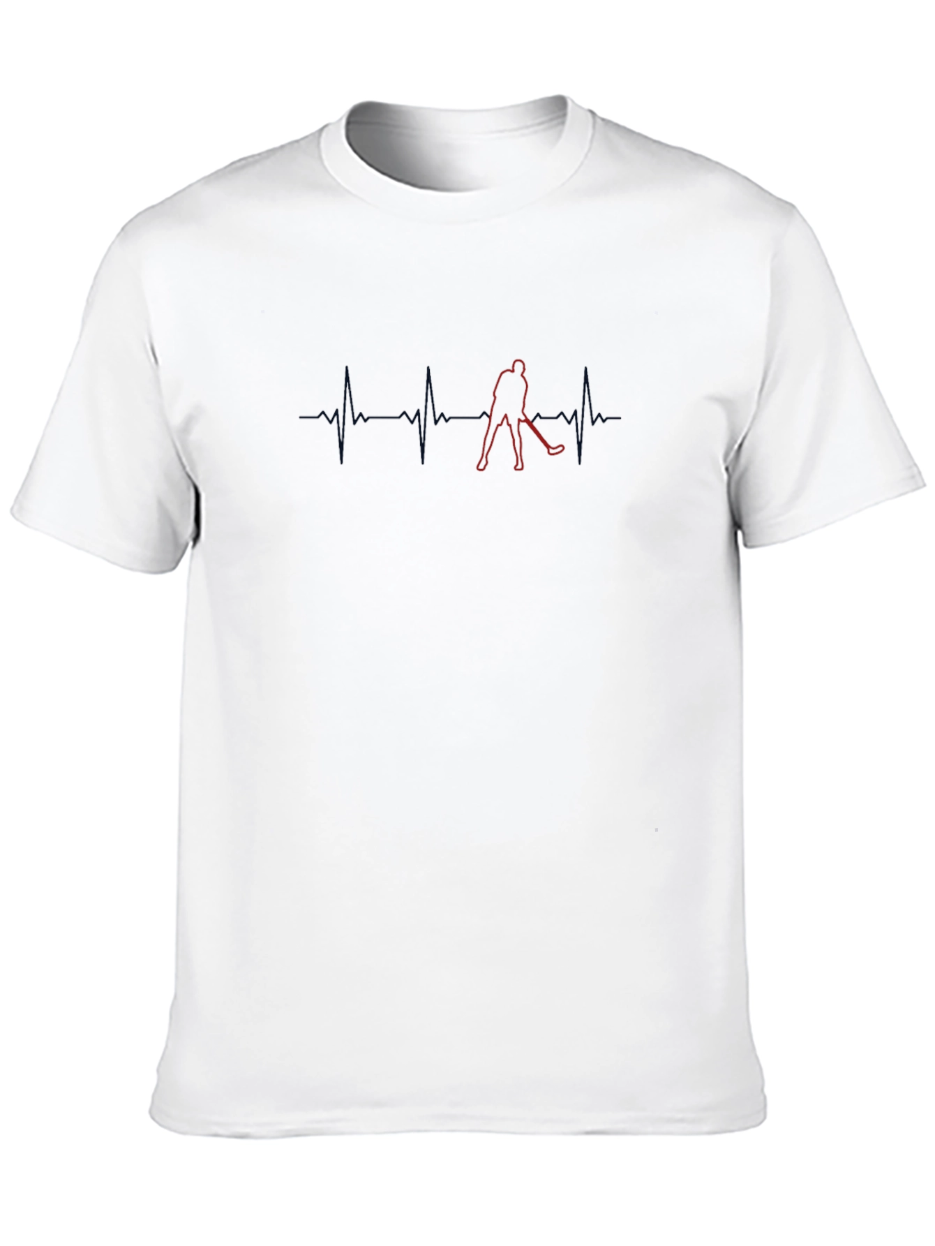 Hockey Heartbeat T-Shirt - Unique Player Design