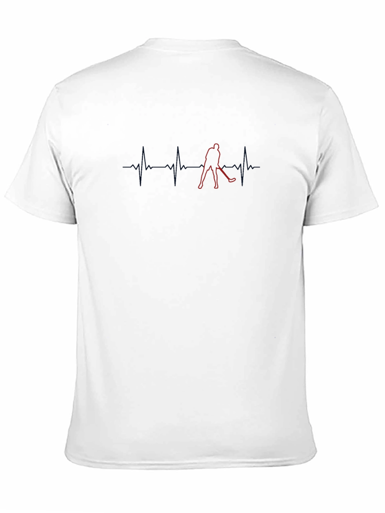 Hockey Heartbeat T-Shirt - Unique Player Design